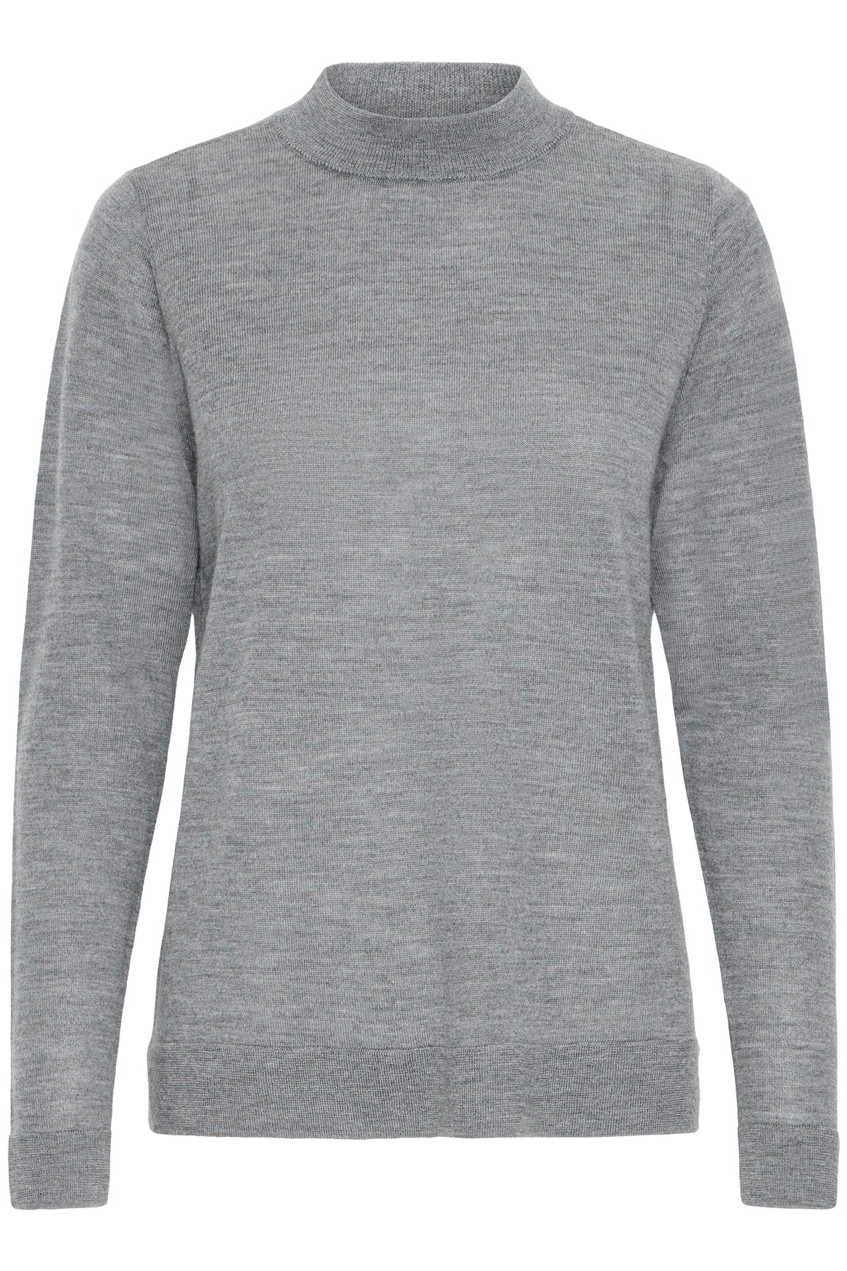 Fransa Woolina Pullover 2 Pinstripe Grå
