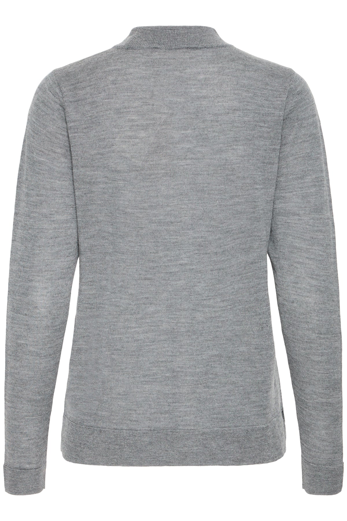 Fransa Woolina Pullover 2 Pinstripe Grå