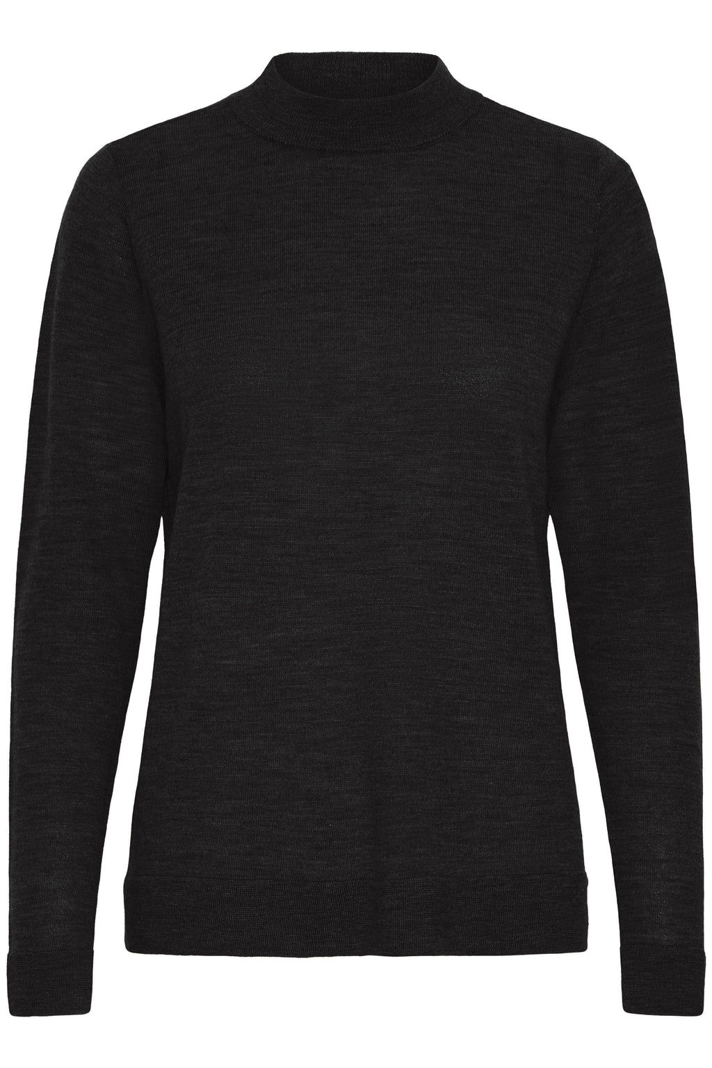 Fransa Woolina Pullover 2 Meteorite Sort