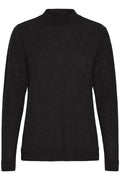 Fransa Woolina Pullover 2 Meteorite Sort