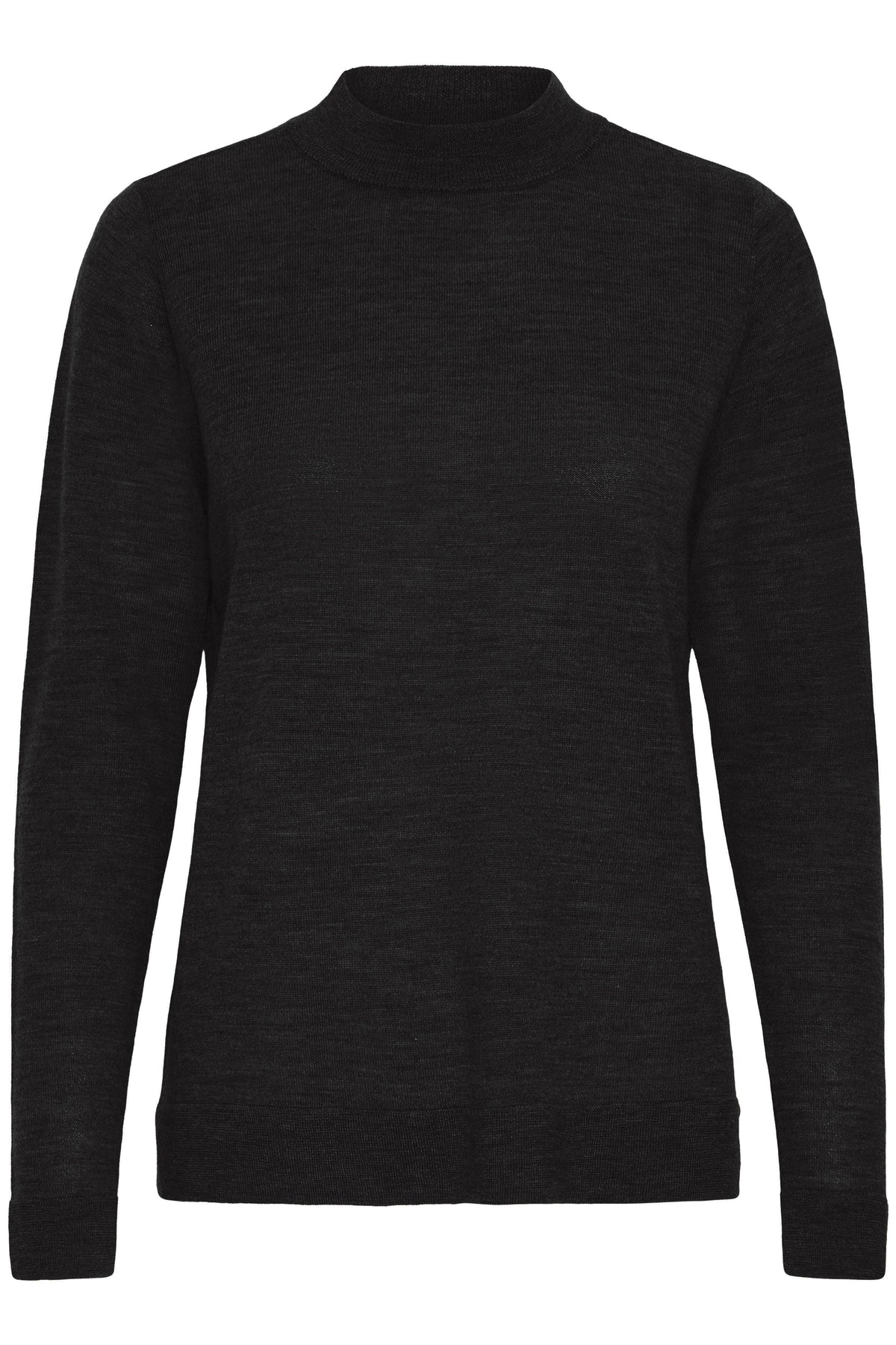 Fransa Woolina Pullover 2 Meteorite Sort