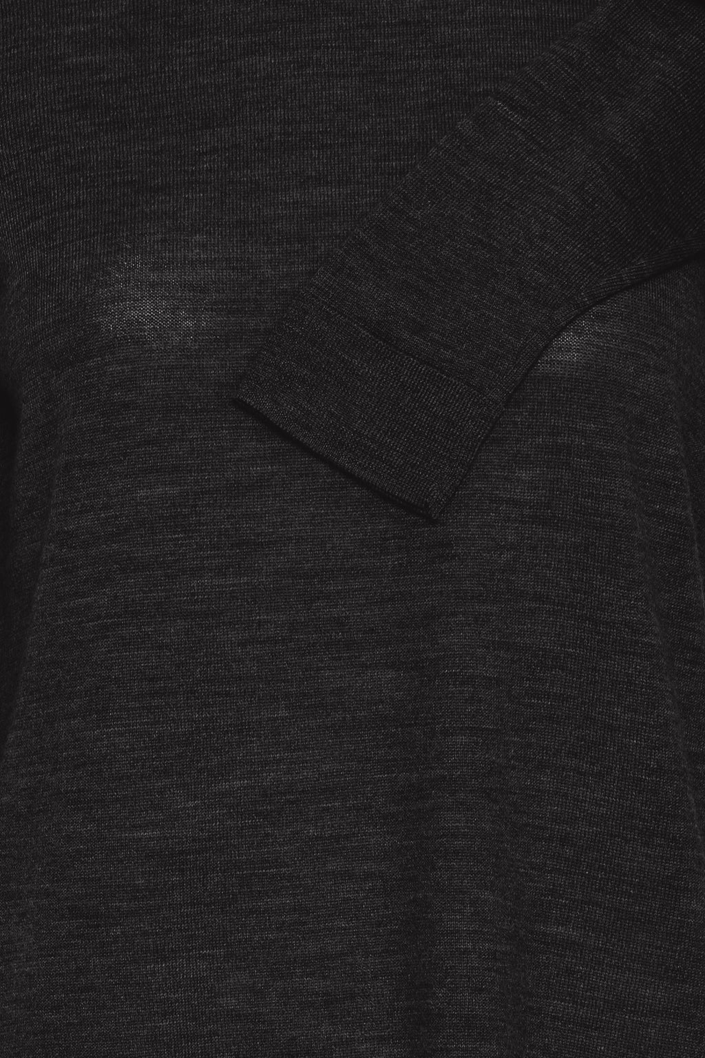 Fransa Woolina Pullover 2 Meteorite Sort