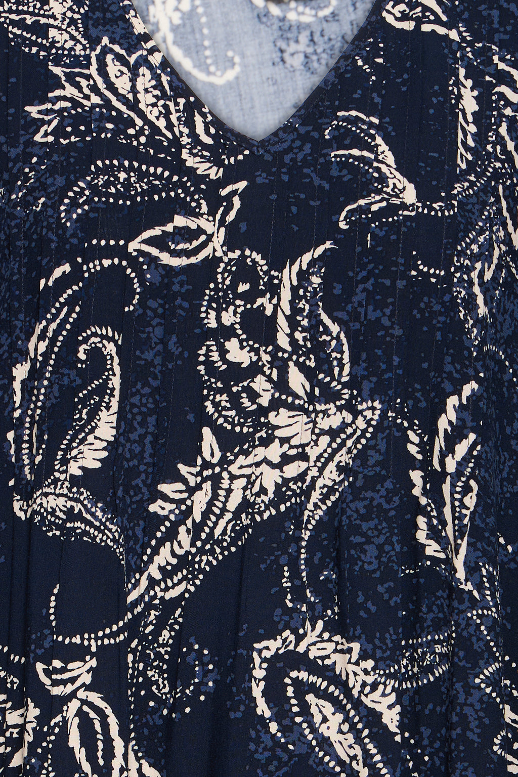 Fransa Kiki Kjole 5 Paisley Nightsky Blå