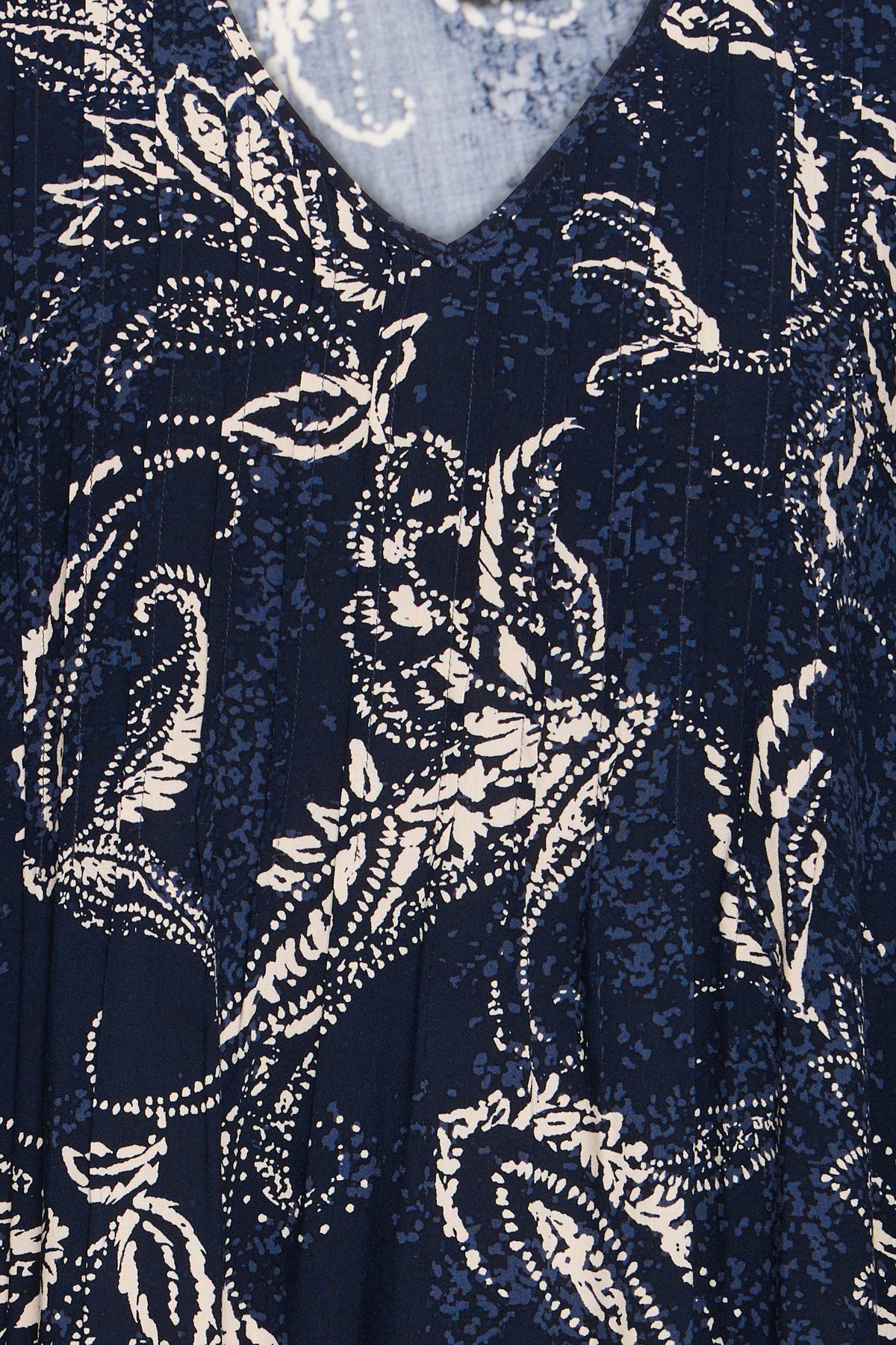 Fransa Kiki Kjole 5 Paisley Nightsky Blå