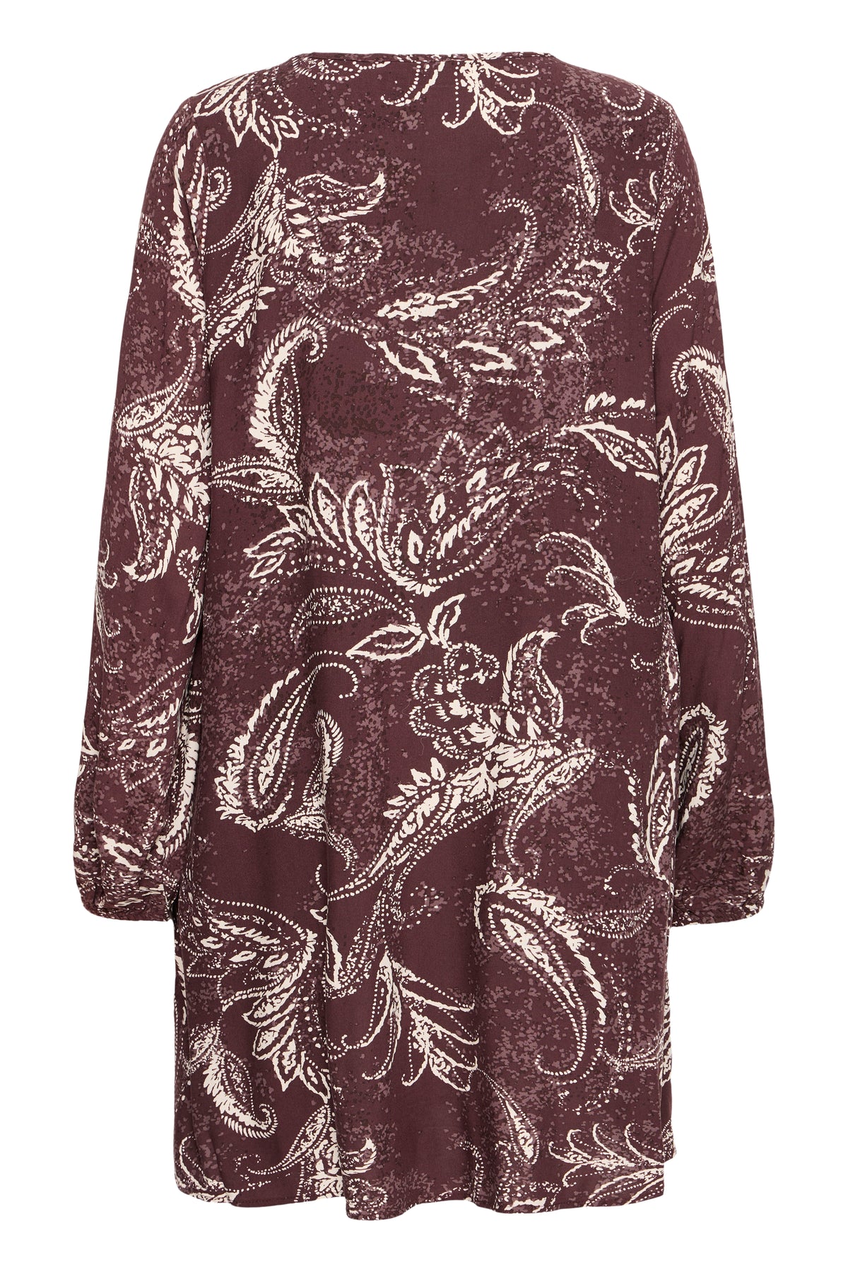 Fransa Kiki Kjole 5 Paisley Fudge
