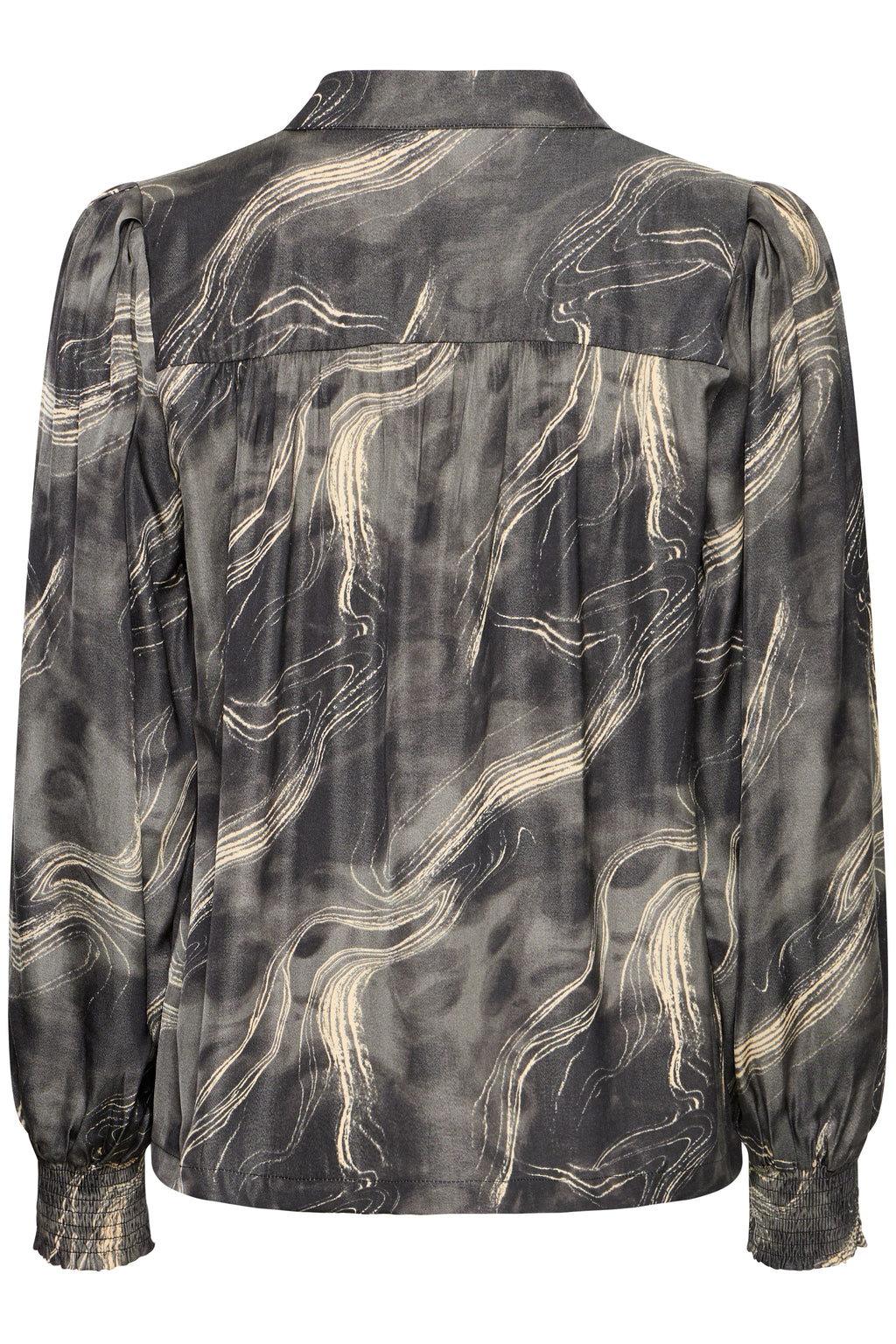 Fransa Hatti 1 Bluse Watercolor Grå