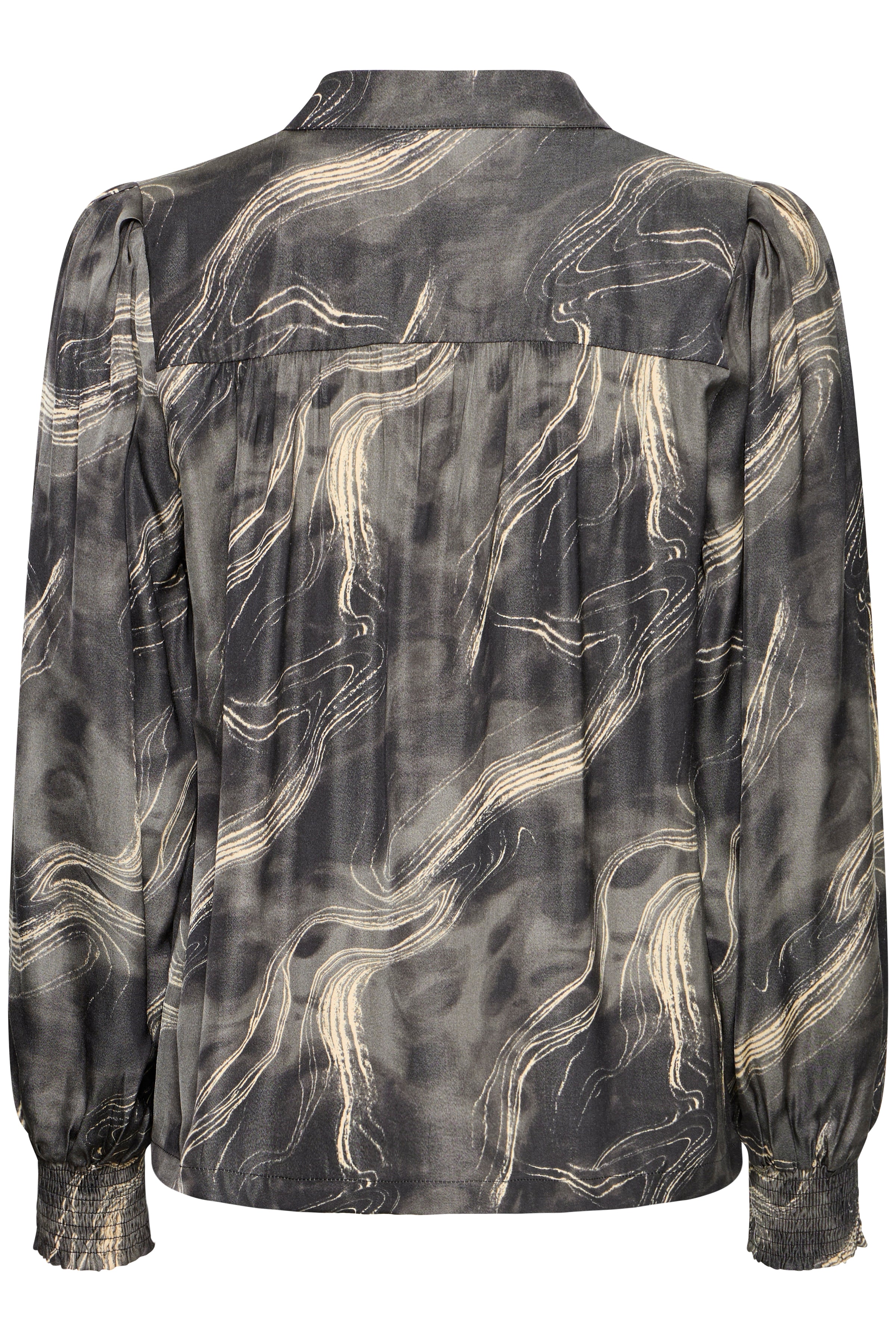Fransa Hatti 1 Bluse Watercolor Grå