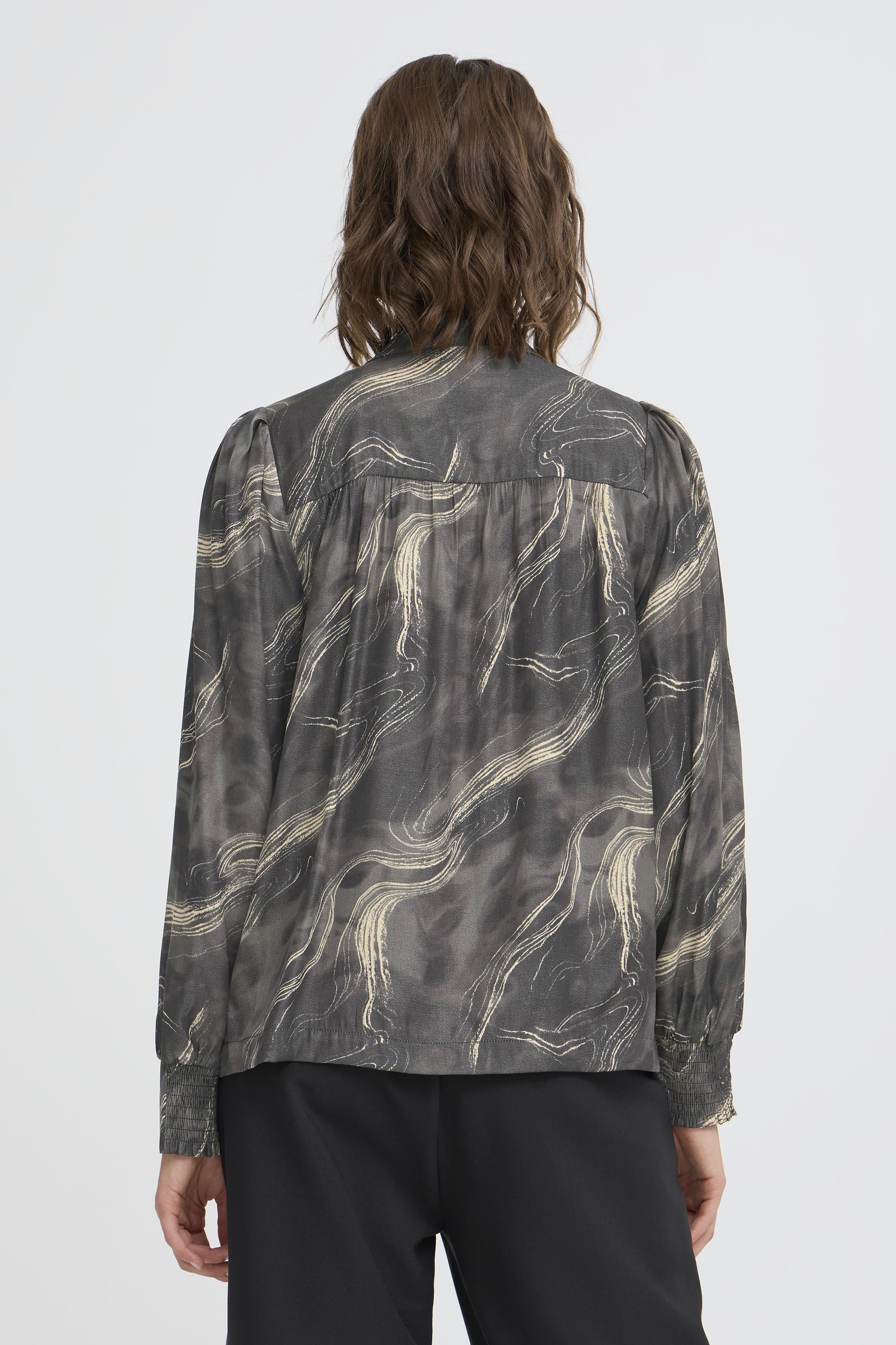 Fransa Hatti 1 Bluse Watercolor Grå