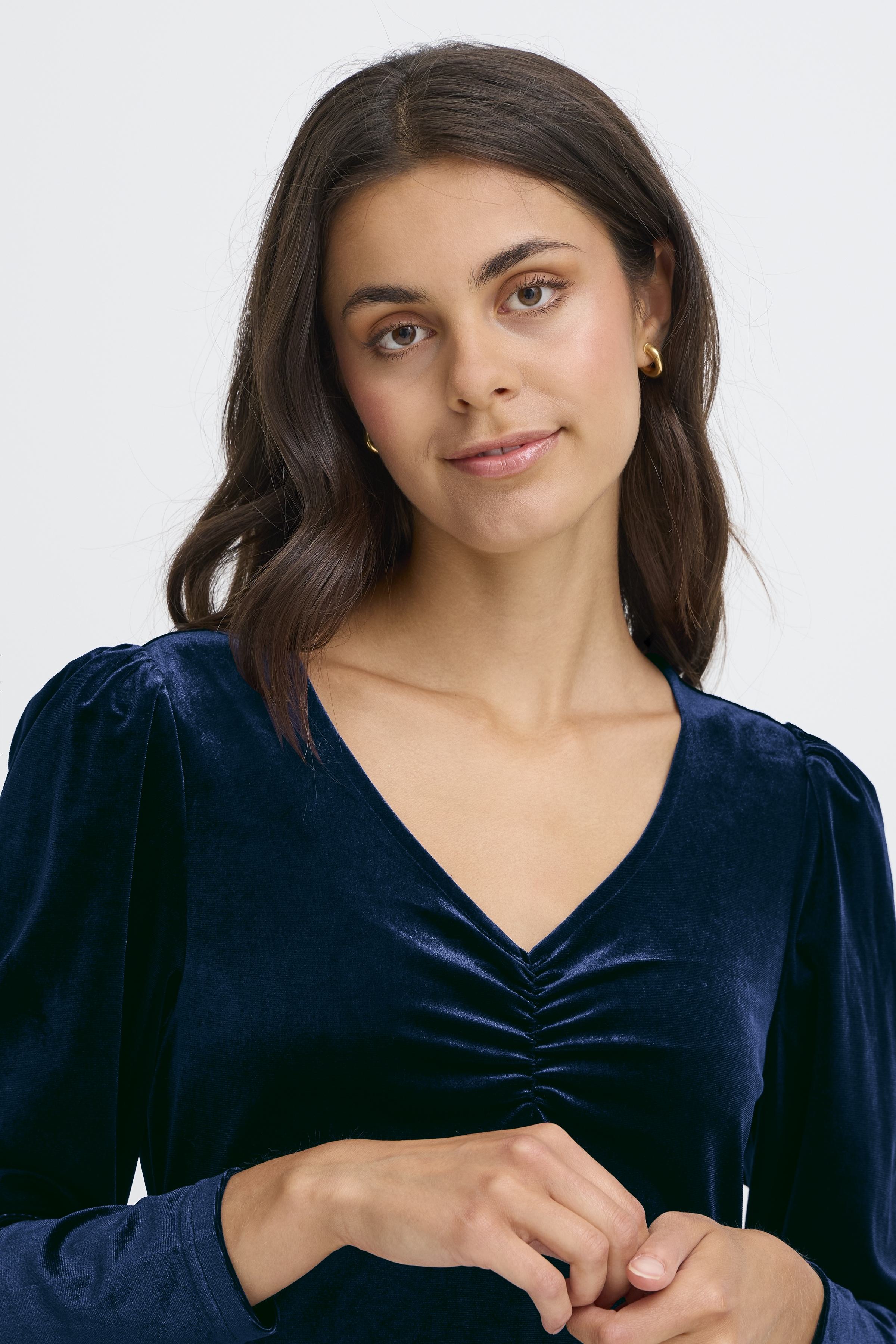 Fransa Cassandra 5 Kjole Night Sky Blå