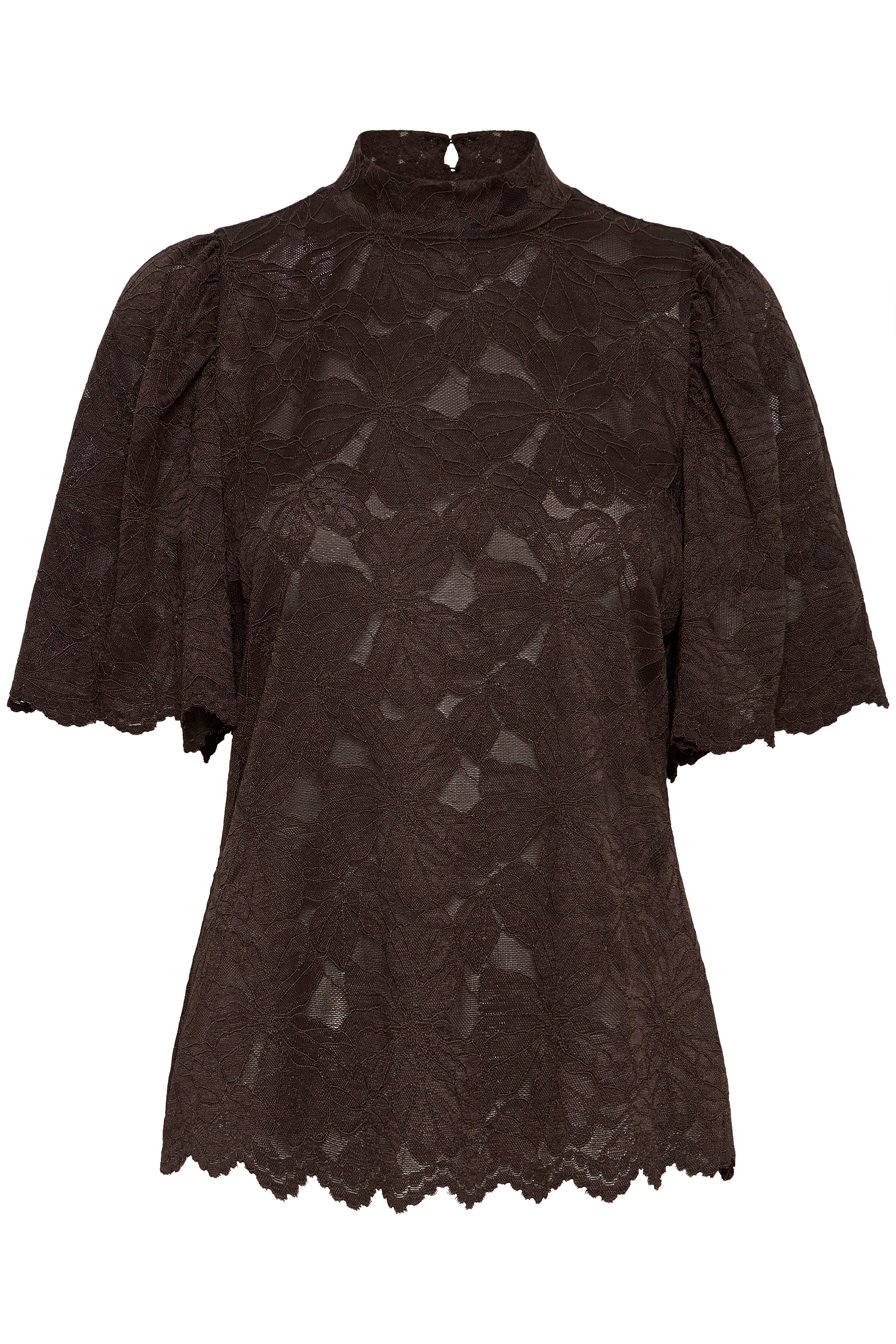 Fransa Mirabella 1 Bluse Chocolate Torte Mørk Brun