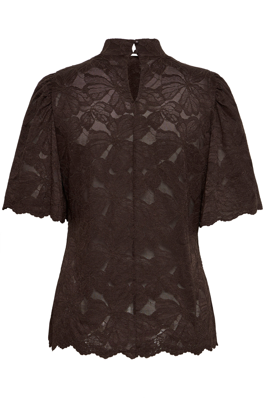 Fransa Mirabella 1 Bluse Chocolate Torte Mørk Brun