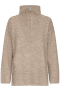 Fransa Gigi 2 Pullover Falcon Melange Brun
