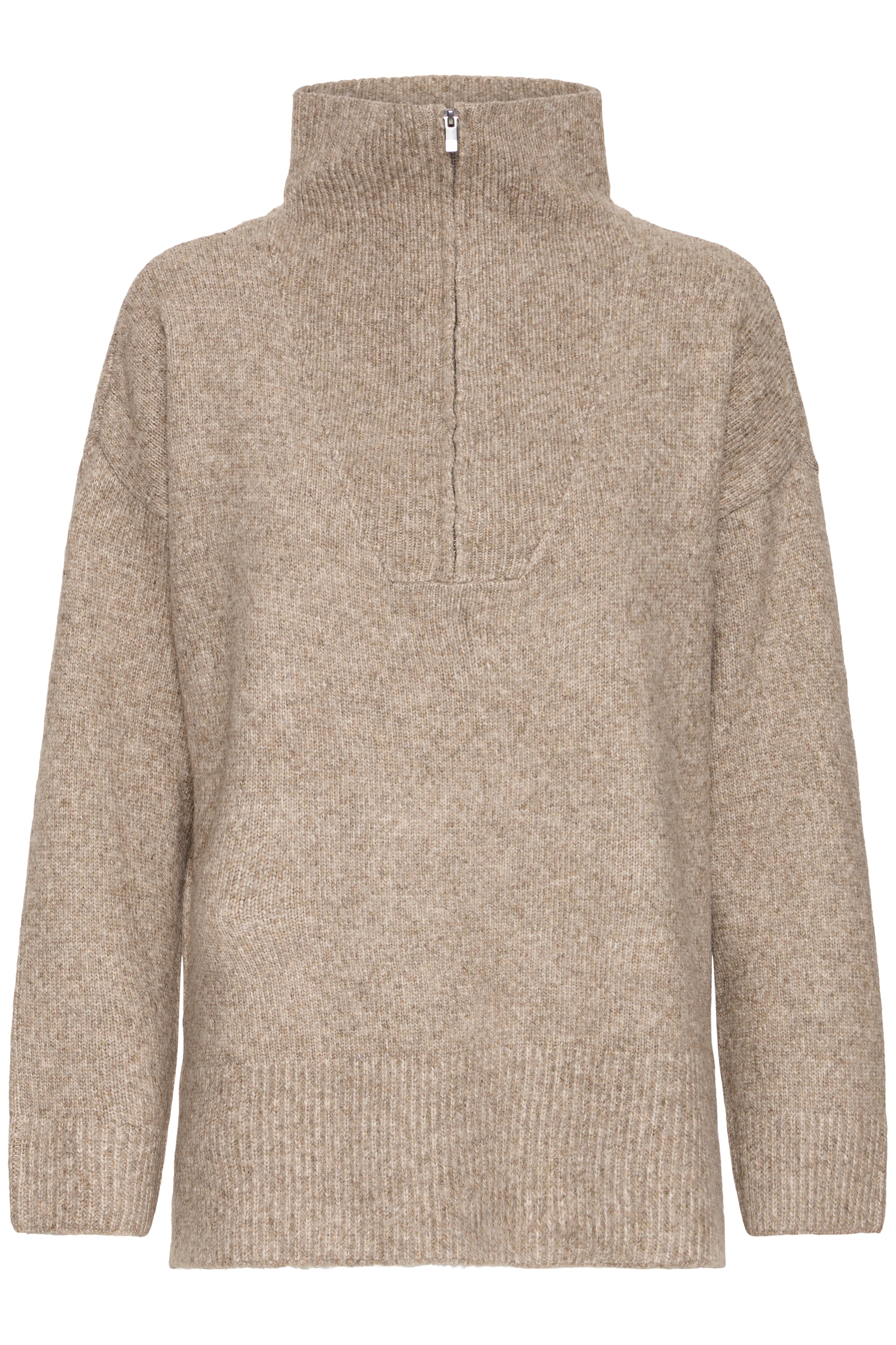 Fransa Gigi 2 Pullover Falcon Melange Brun