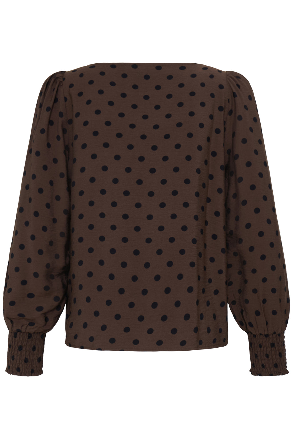 Fransa Adara Bluse 3 Prikker Hot Fudge Brun