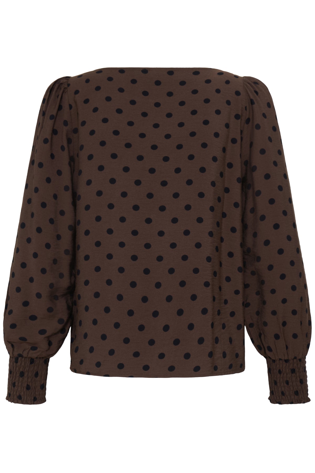 Fransa Adara Bluse 3 Prikker Hot Fudge Brun