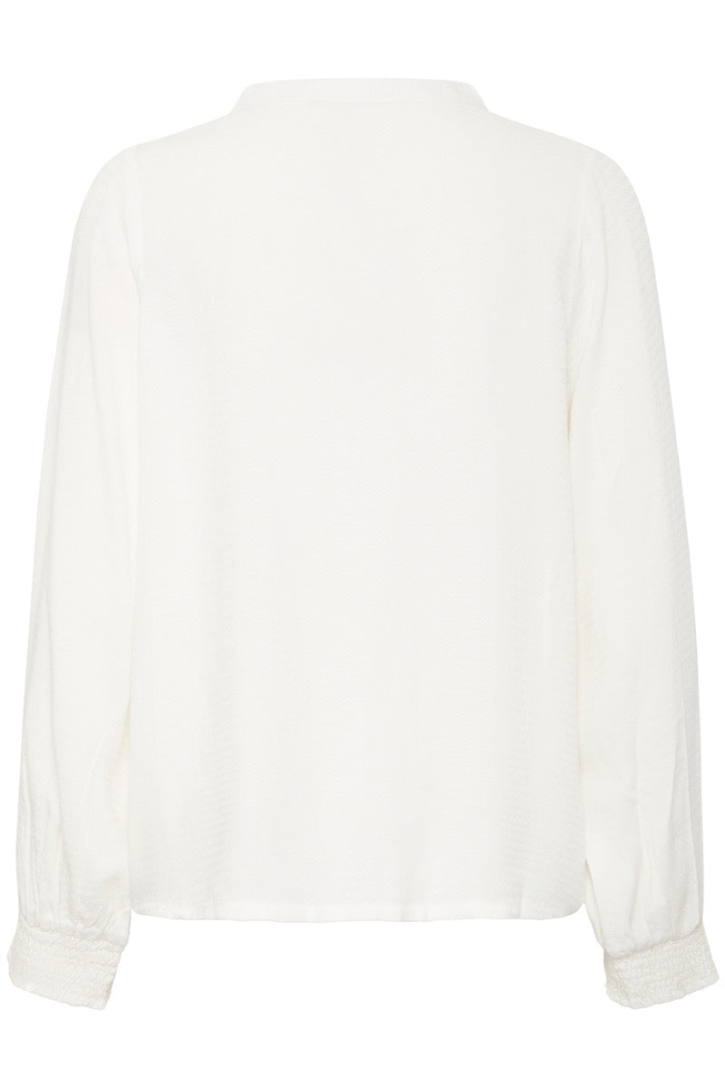 Fransa Hida Skjorte 1 Blanc De Blanc Hvid