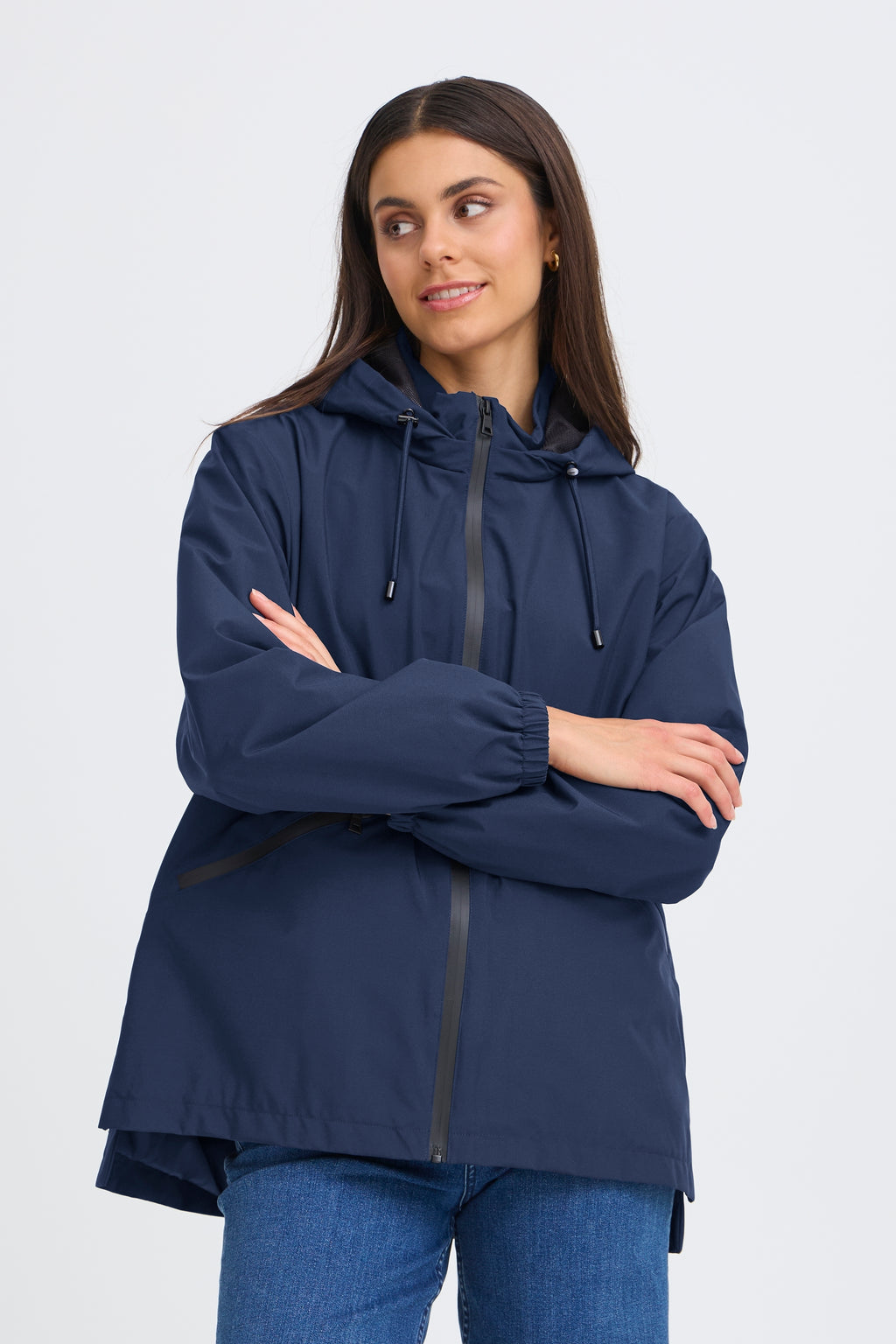 Fransa Pafasa Jakke 3 Navy Blå