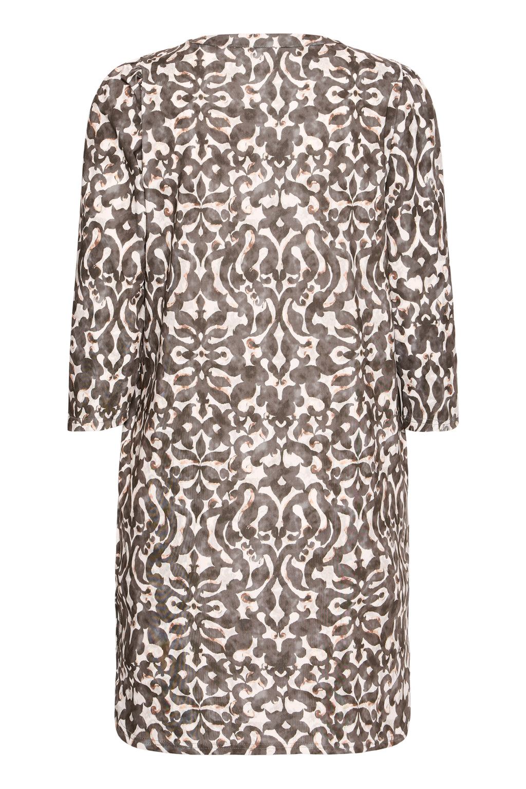 Fransa Seen Tunika 3 Boho Bloom Smokey Olive Grøn
