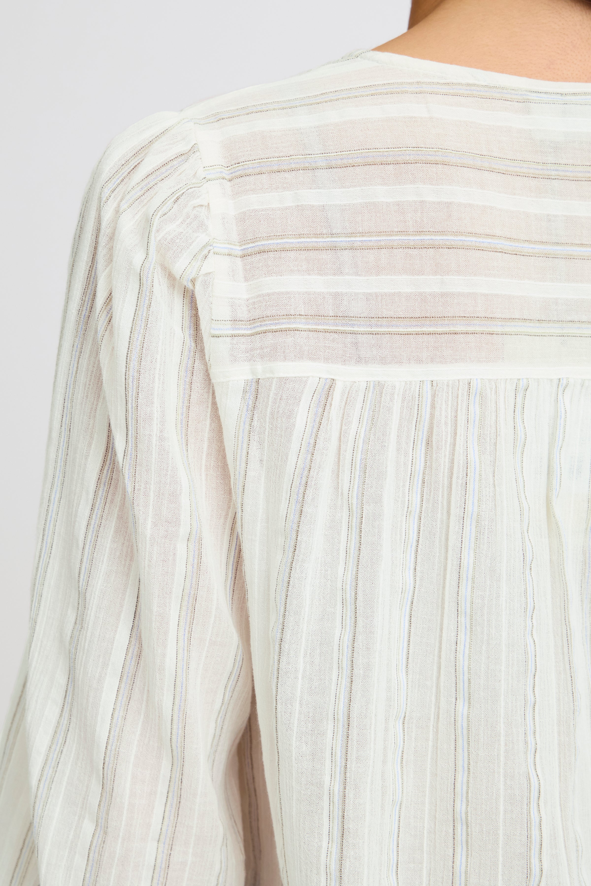 Fransa Adi Skjorte 1 Stribet Grøn Blå