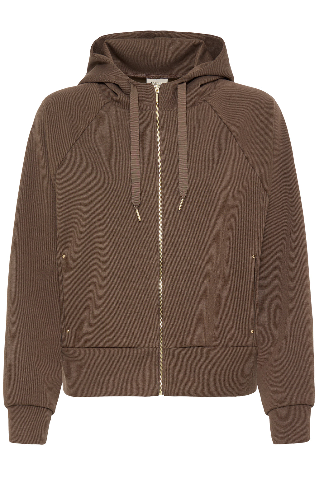 Fransa Priya Cardigan 1 Rain Drum Brun