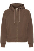 Fransa Priya Cardigan 1 Rain Drum Brun