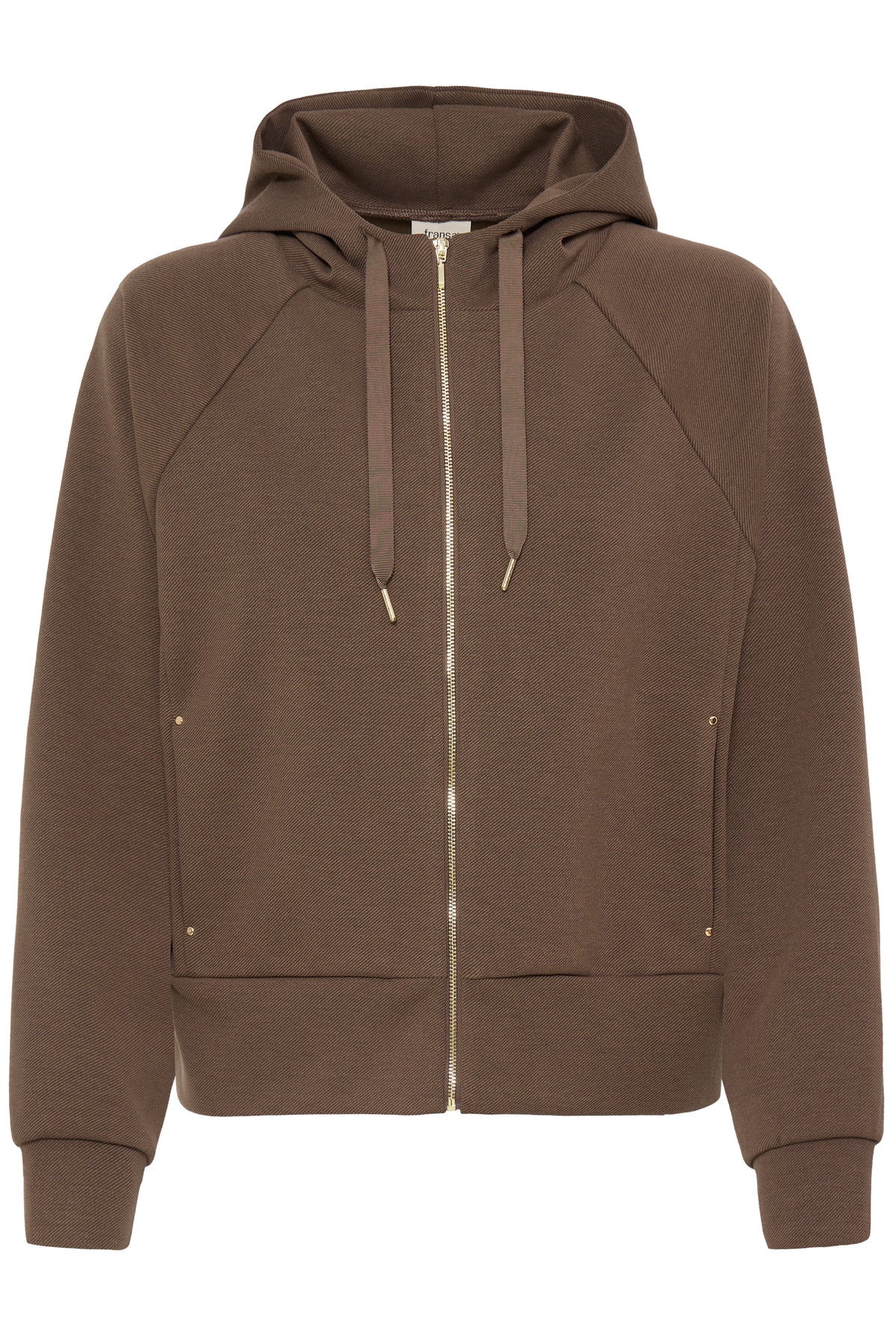 Fransa Priya Cardigan 1 Rain Drum Brun