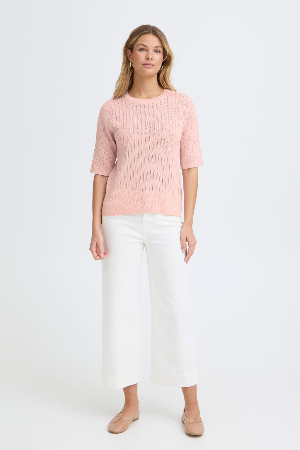 Fransa Cammy Pullover 1 Lotus Rosa