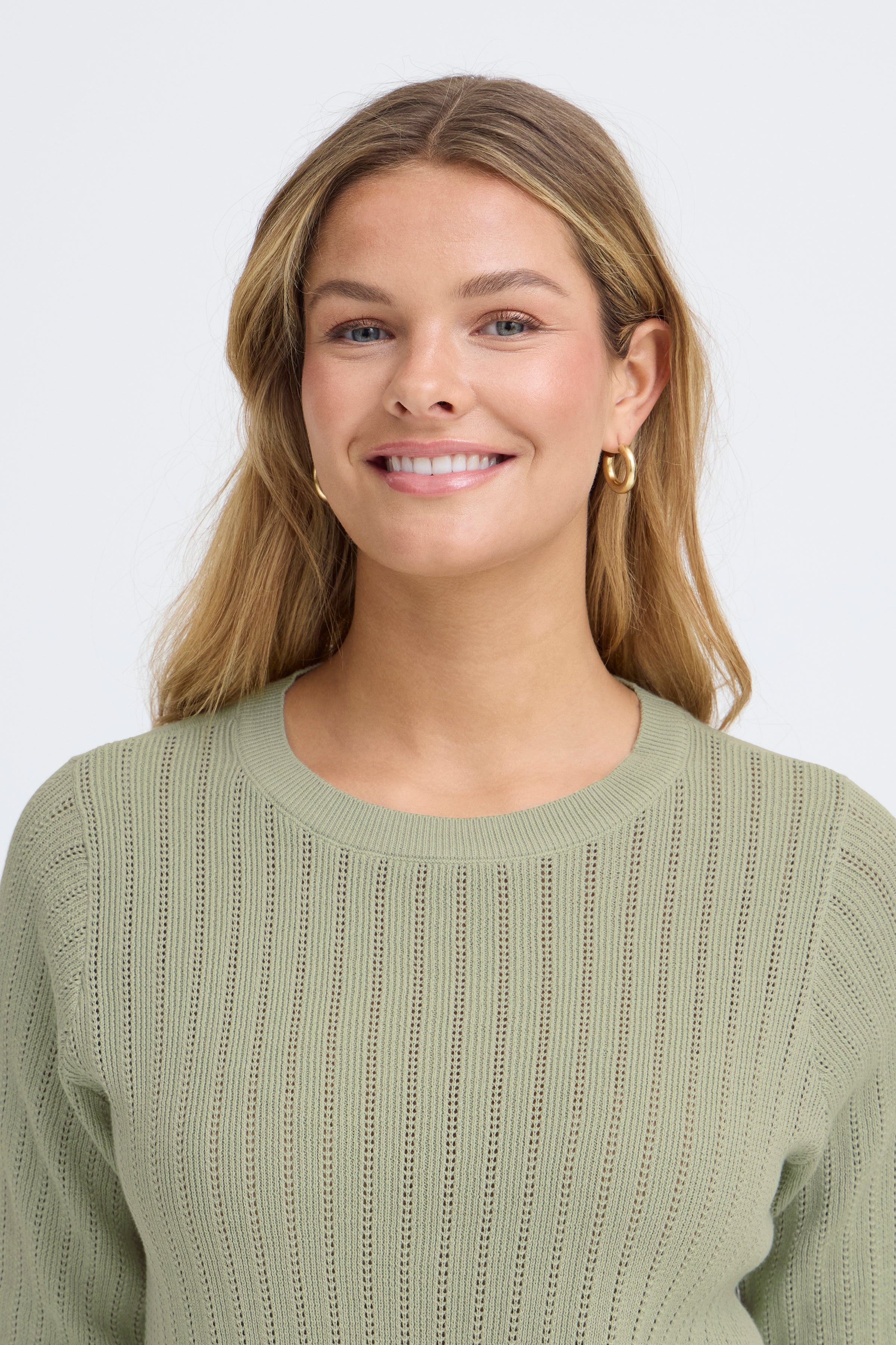 Fransa Cammy Pullover 1 Desert Sage Grøn