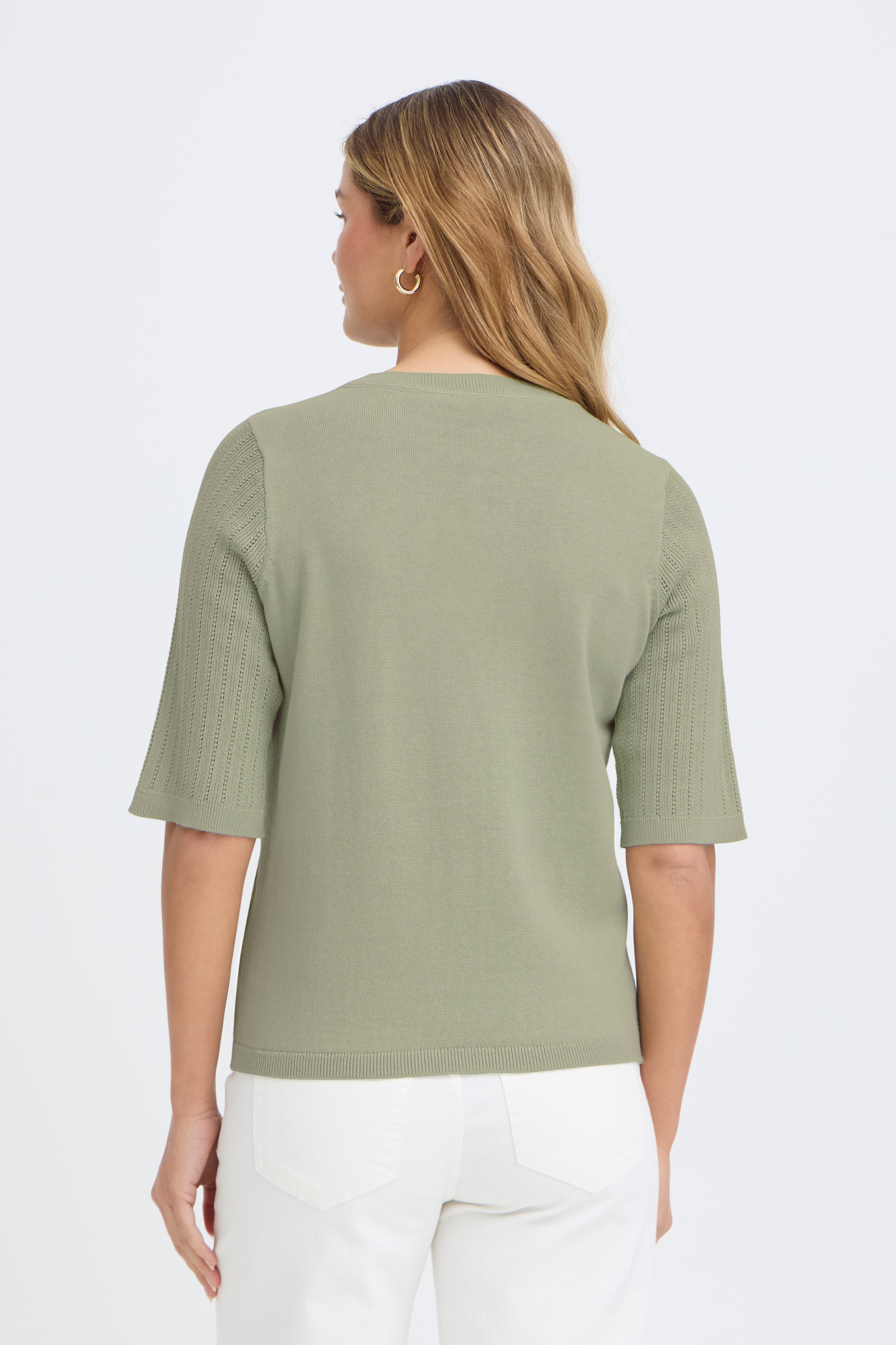 Fransa Cammy Pullover 1 Desert Sage Grøn
