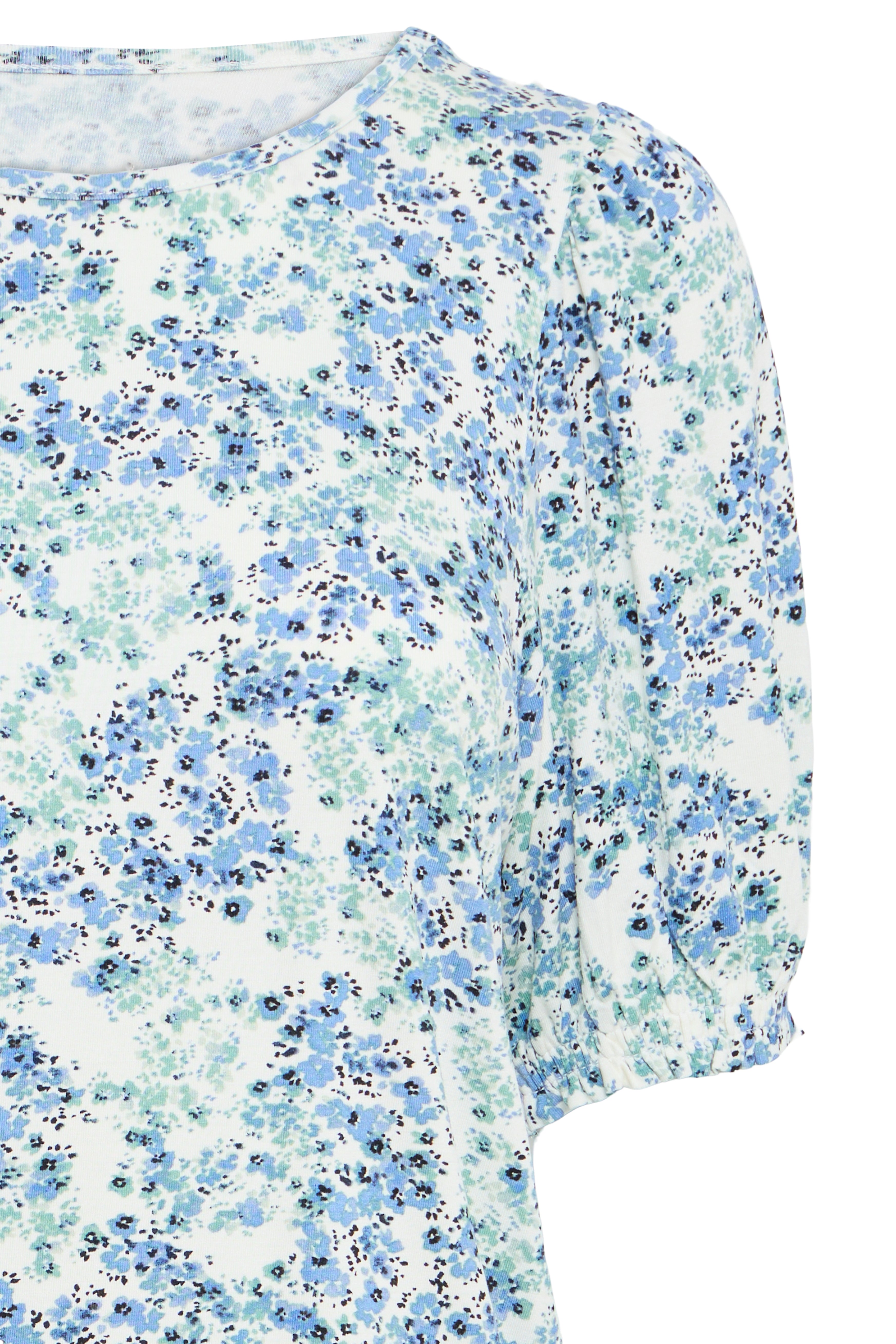 Fransa Amy Bluse 3 Floral Hydrangea Lys Blå