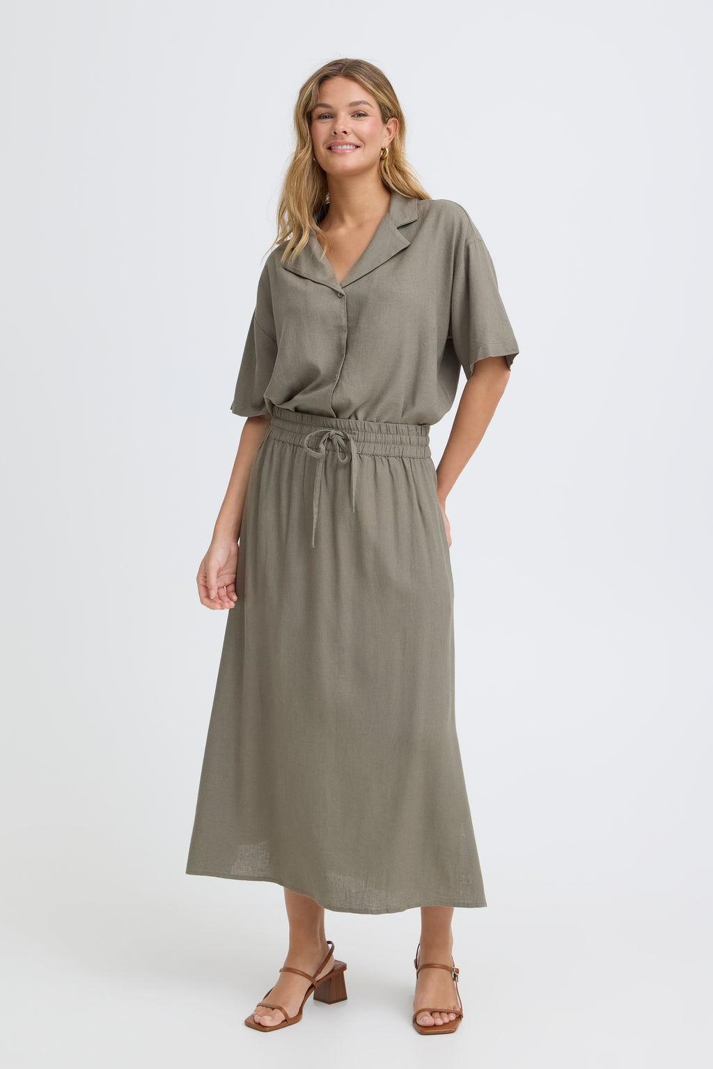 Fransa Jett Nederdel 1 Smokey Olive Grøn