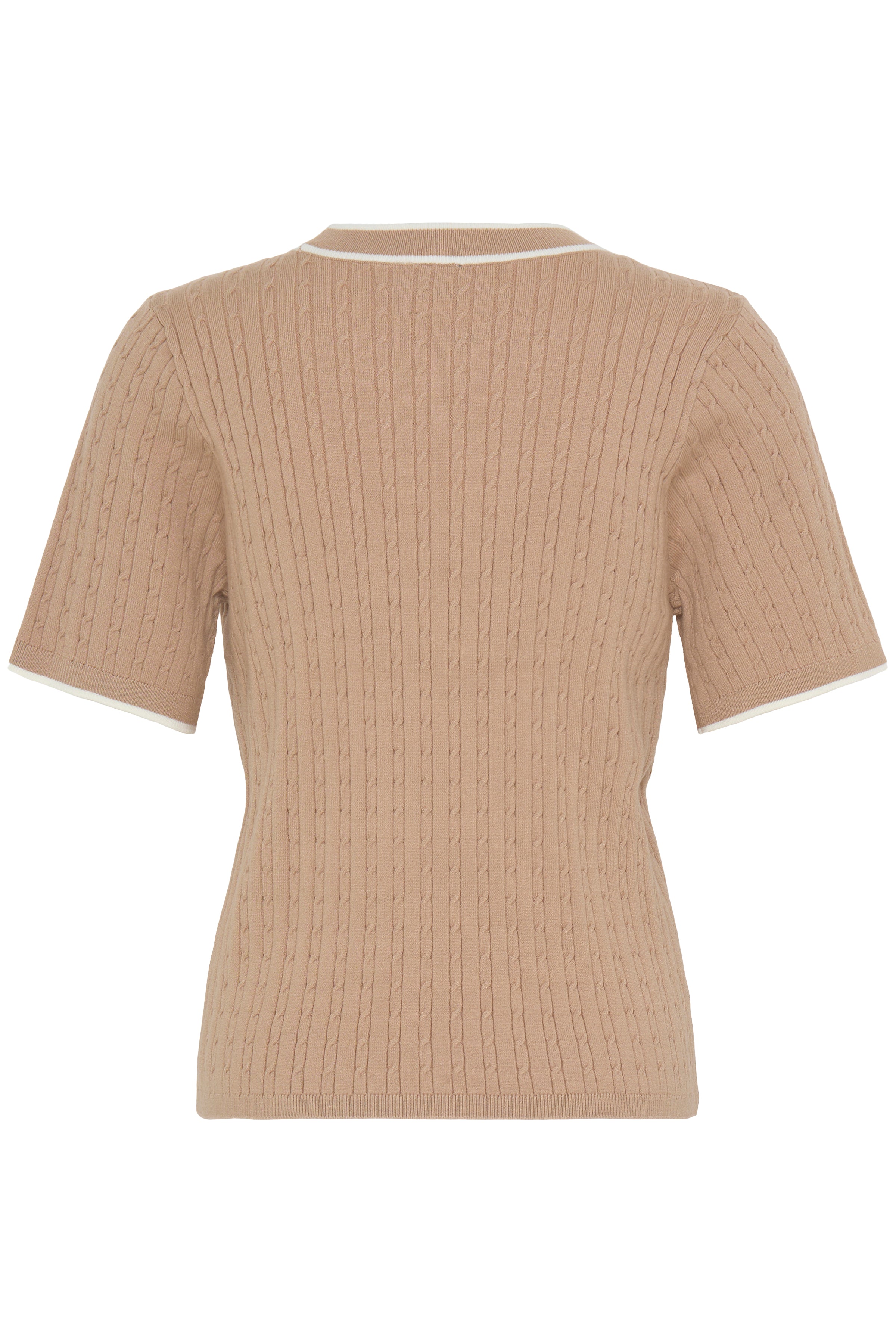 Fransa Lauren Pullover 1 Stribet Savannah Brun