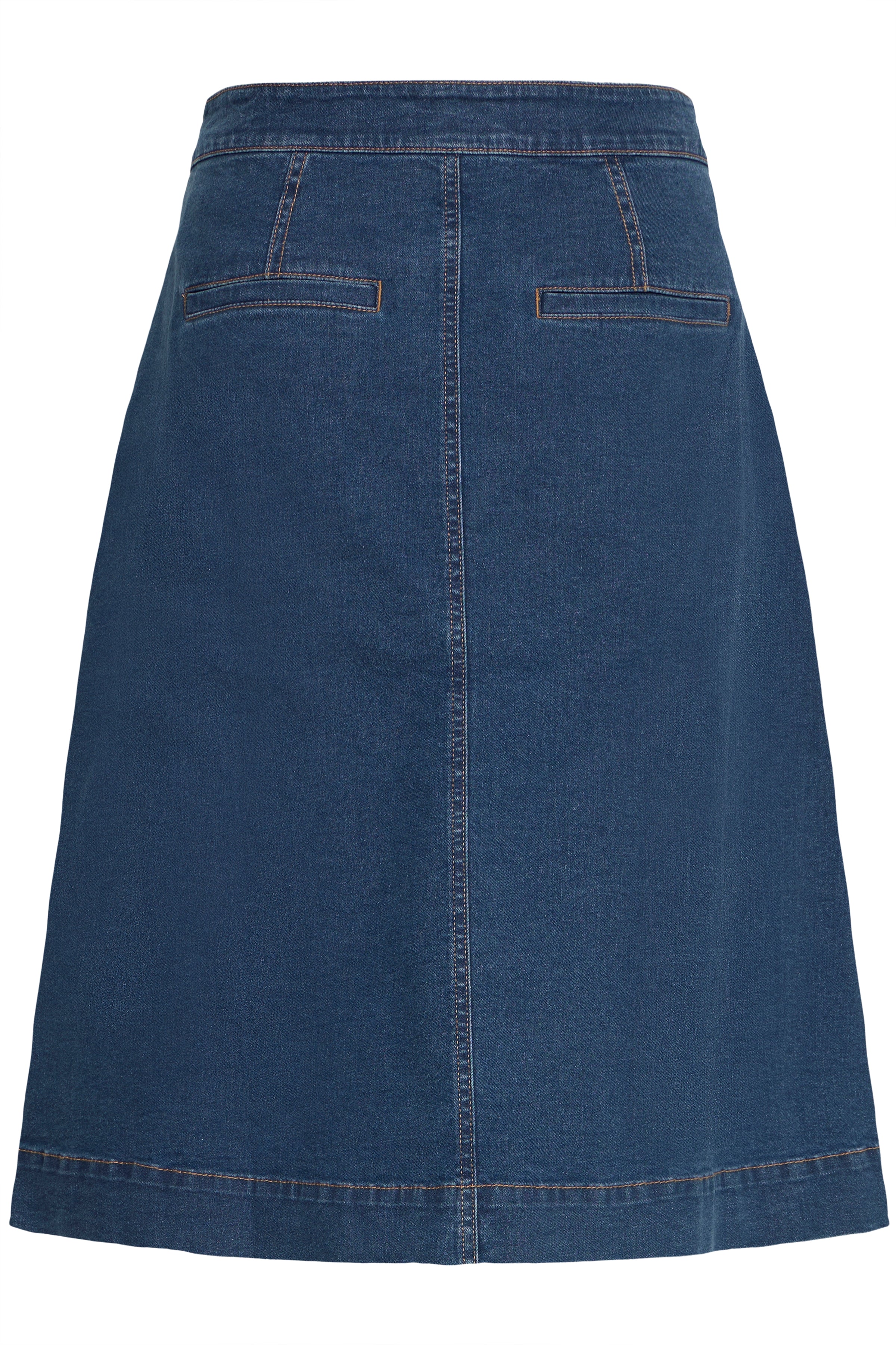 Fransa Vocut Nederdel 3 Denim Mid Blå