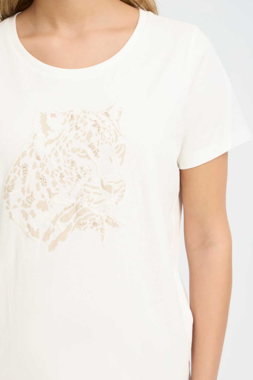 Fransa Evani T-shirt 1 Whisper Hvid