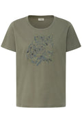 Fransa Evani T-shirt 1 Olive Leo Grøn