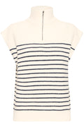 Fransa Vinna Vest 1 Stribet Navy Blå