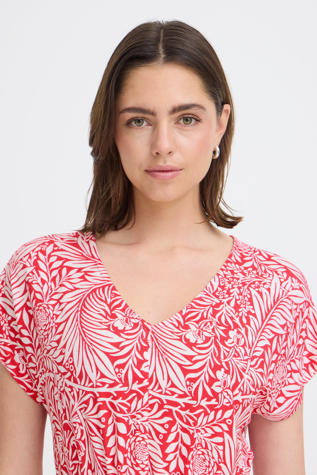 Fransa Amy 4 Kjole Pink Hvid