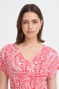 Fransa Amy 4 Kjole Pink Hvid
