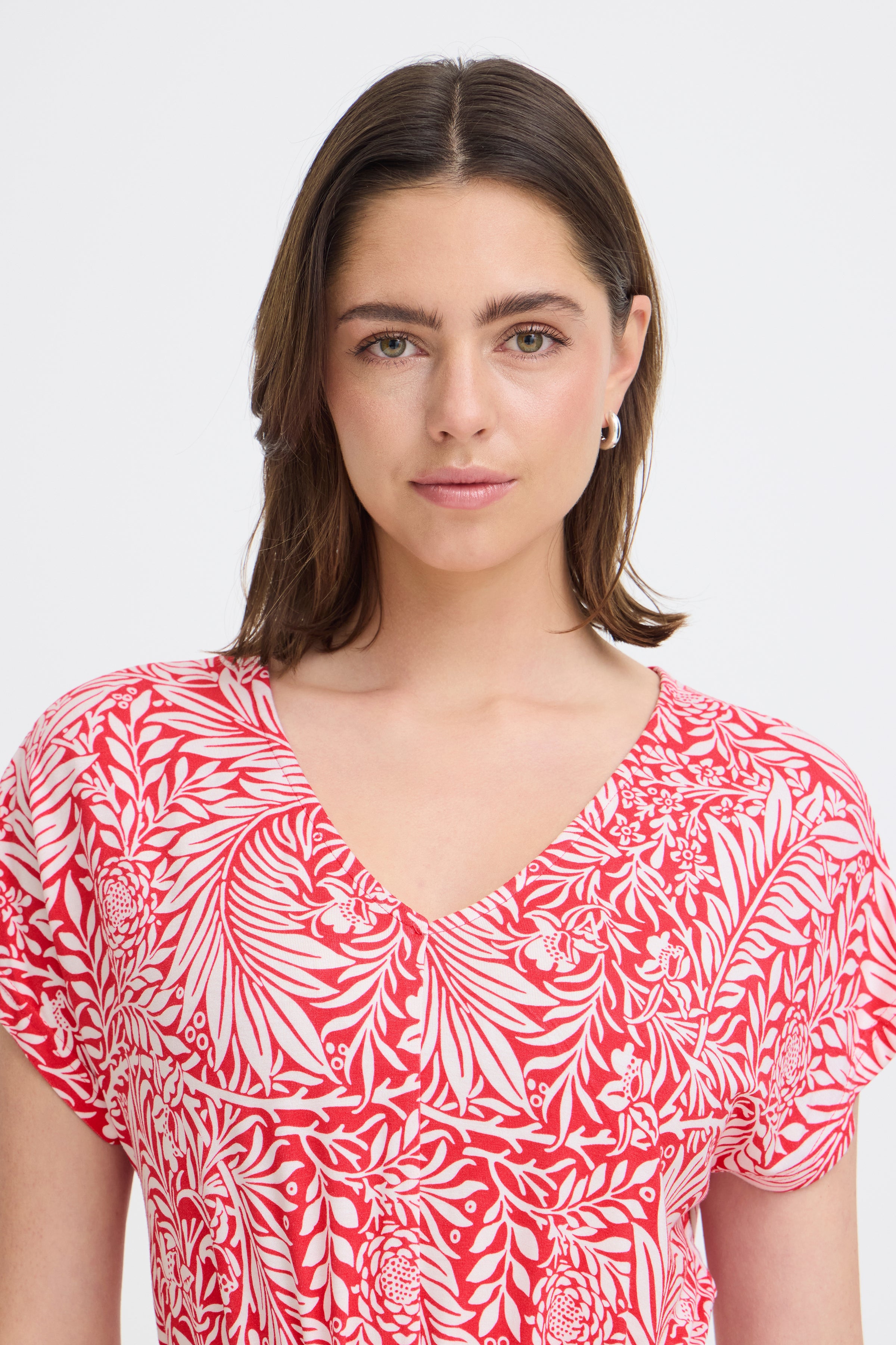 Fransa Amy 4 Kjole Pink Hvid