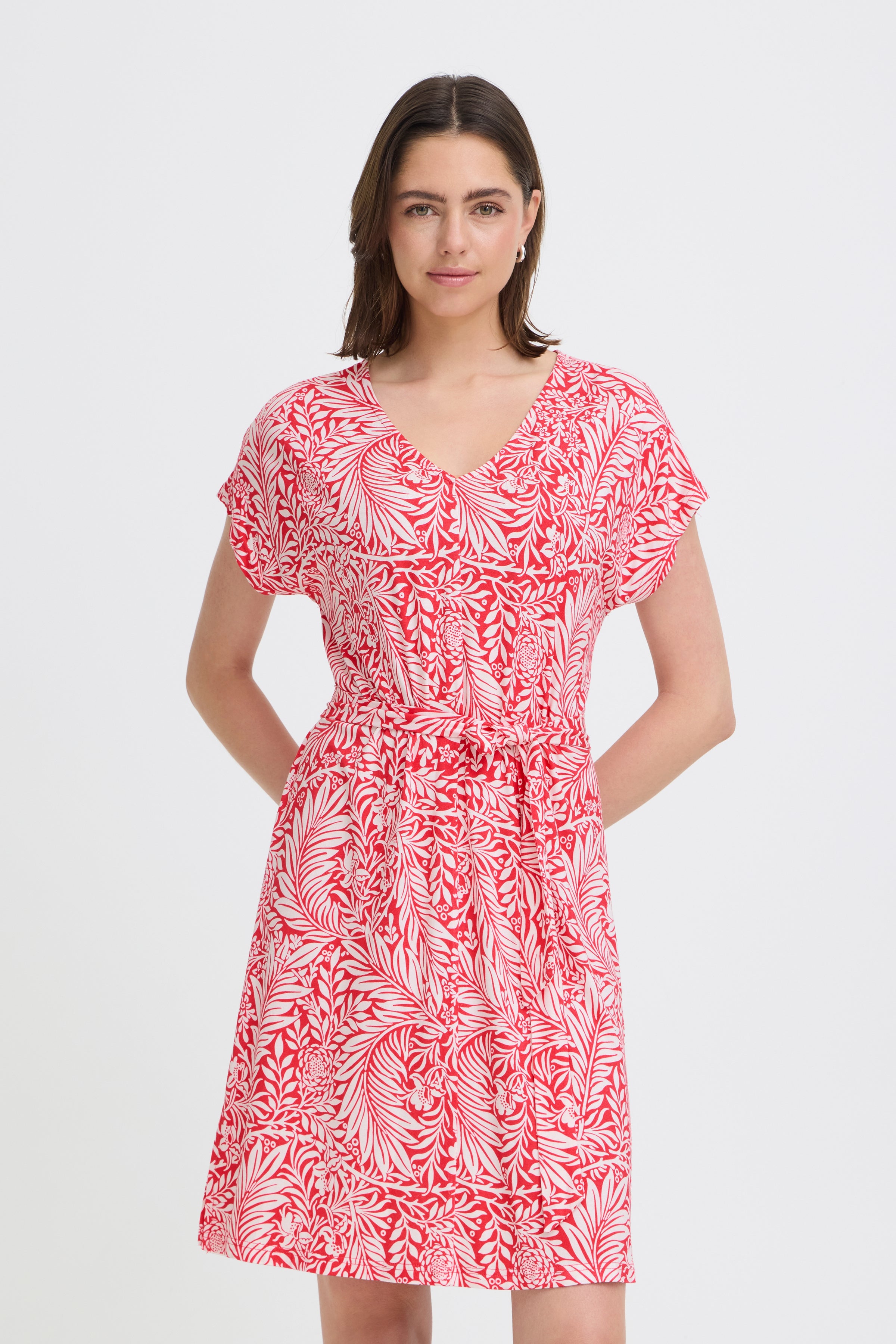 Fransa Amy 4 Kjole Pink Hvid