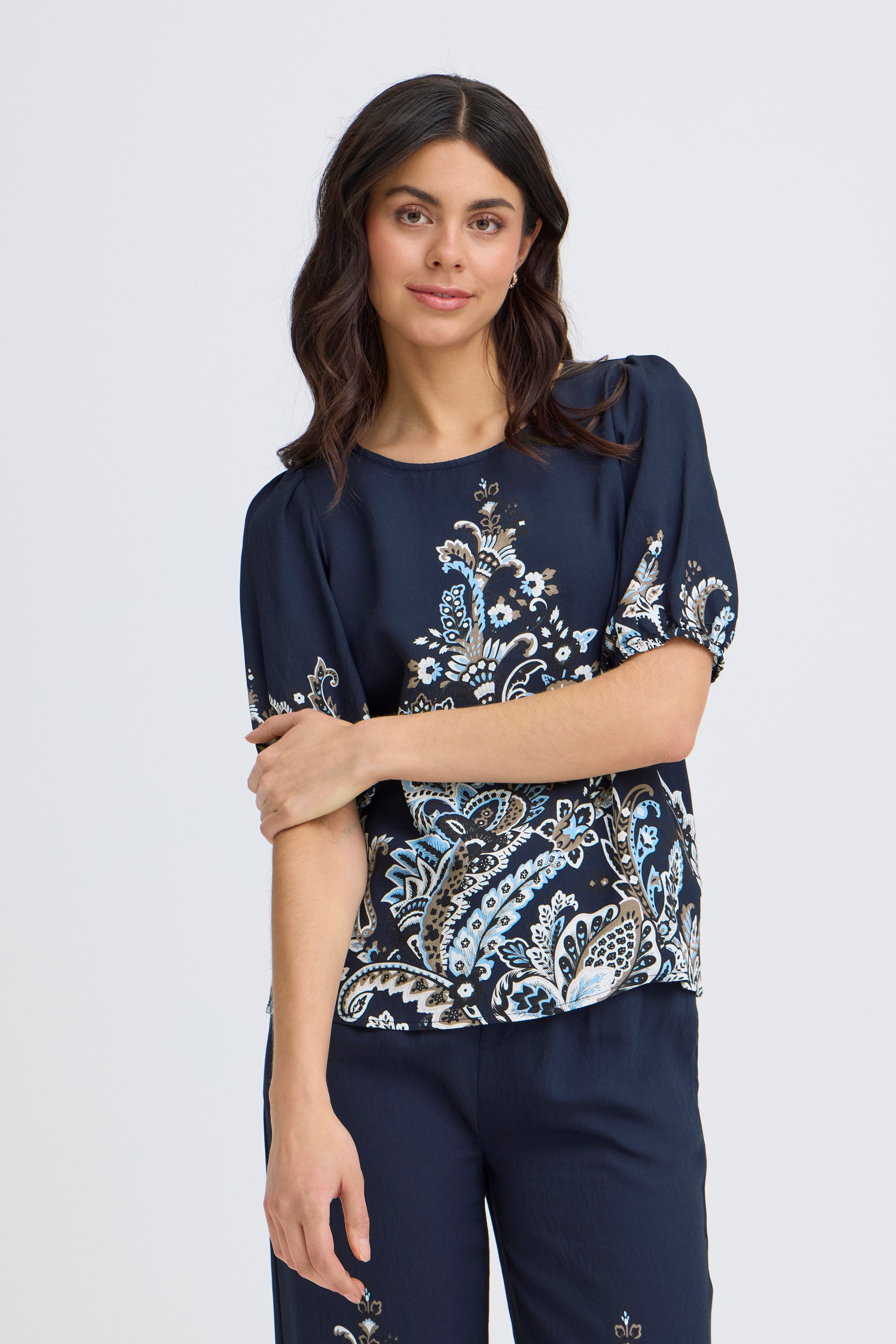 Fransa Dara Bluse 4 Navy Blå