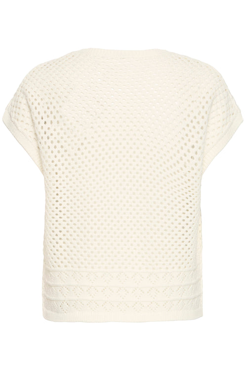 Fransa Josa Cardigan 1 Whisper Hvid