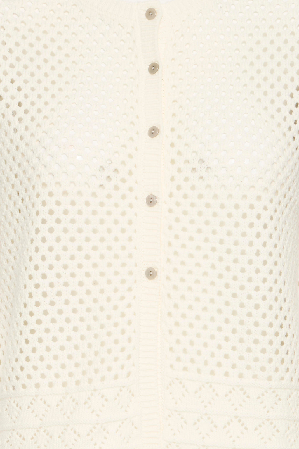 Fransa Josa Cardigan 1 Whisper Hvid