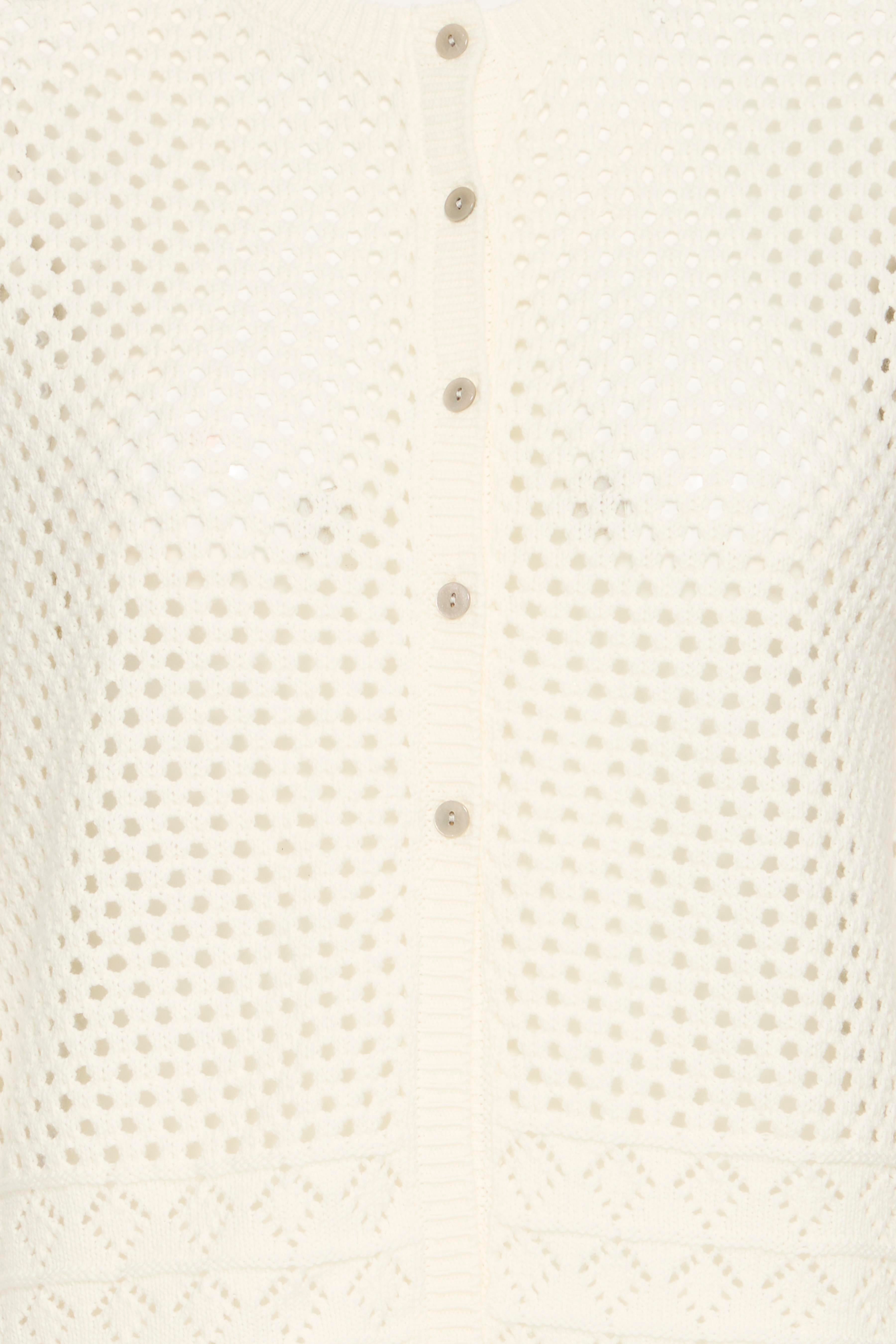 Fransa Josa Cardigan 1 Whisper Hvid