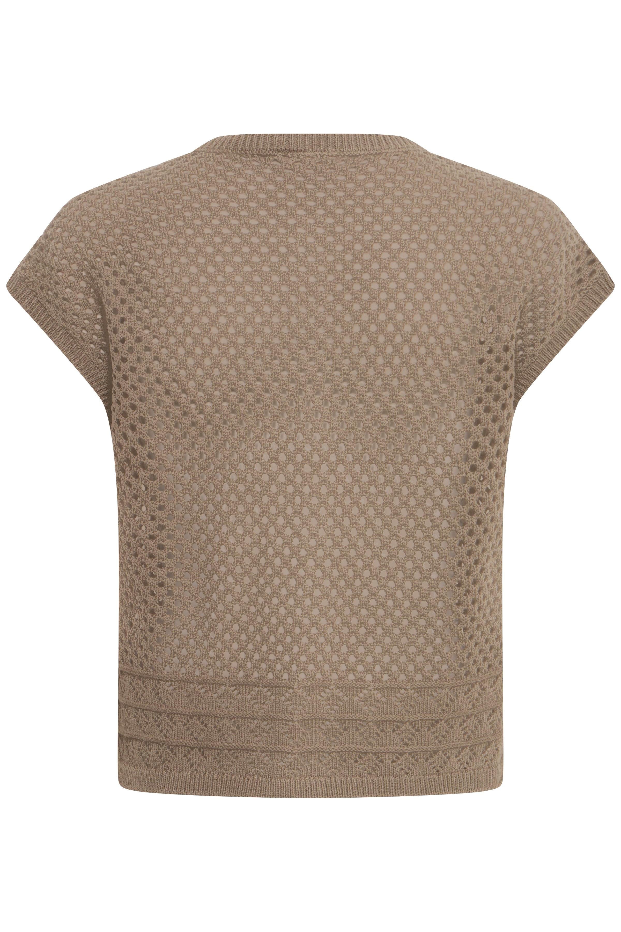 Fransa Josa Cardigan 1 Mountain Trail Brun
