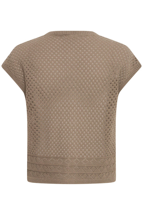 Fransa Josa Cardigan 1 Mountain Trail Brun