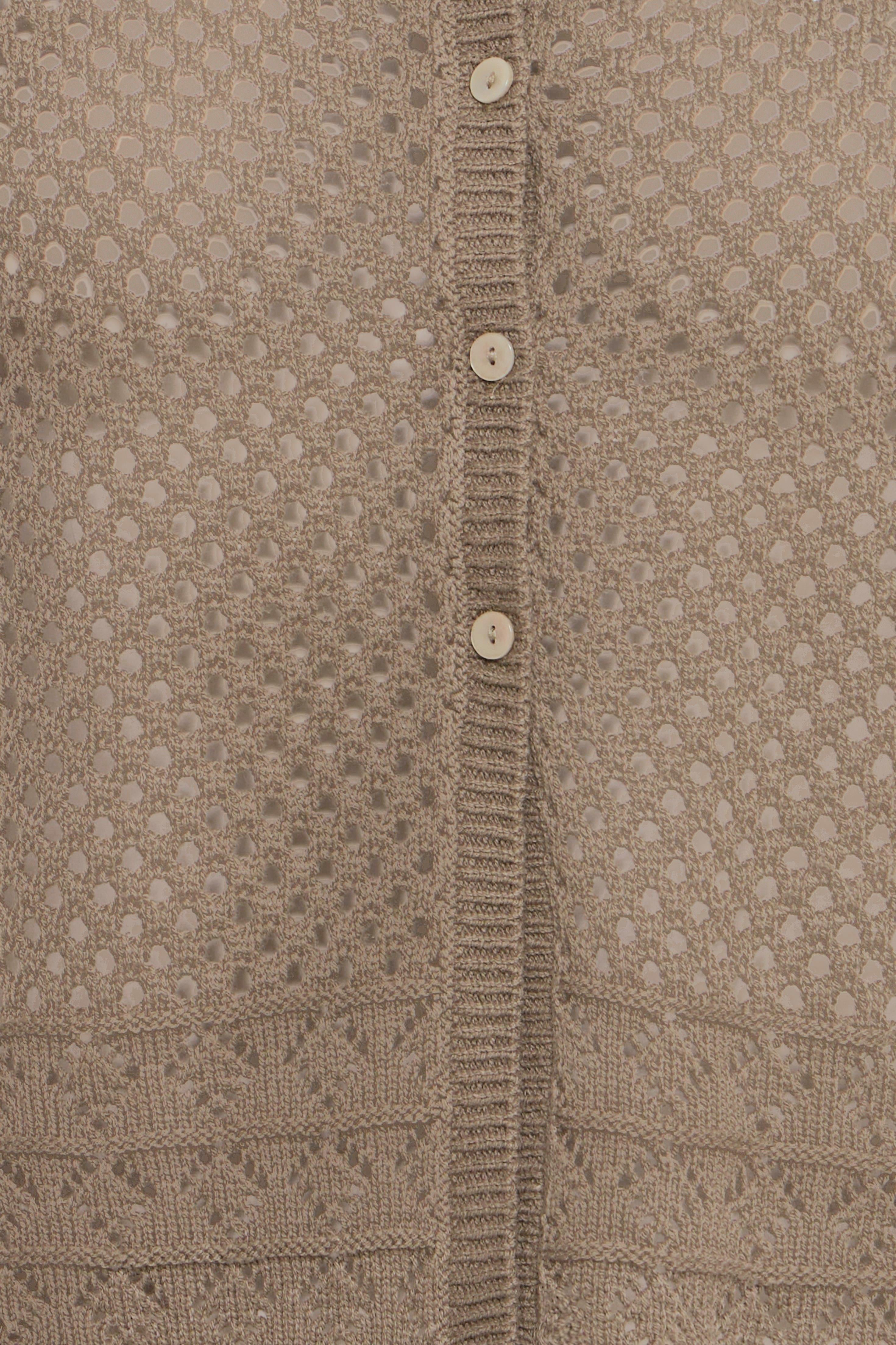 Fransa Josa Cardigan 1 Mountain Trail Brun