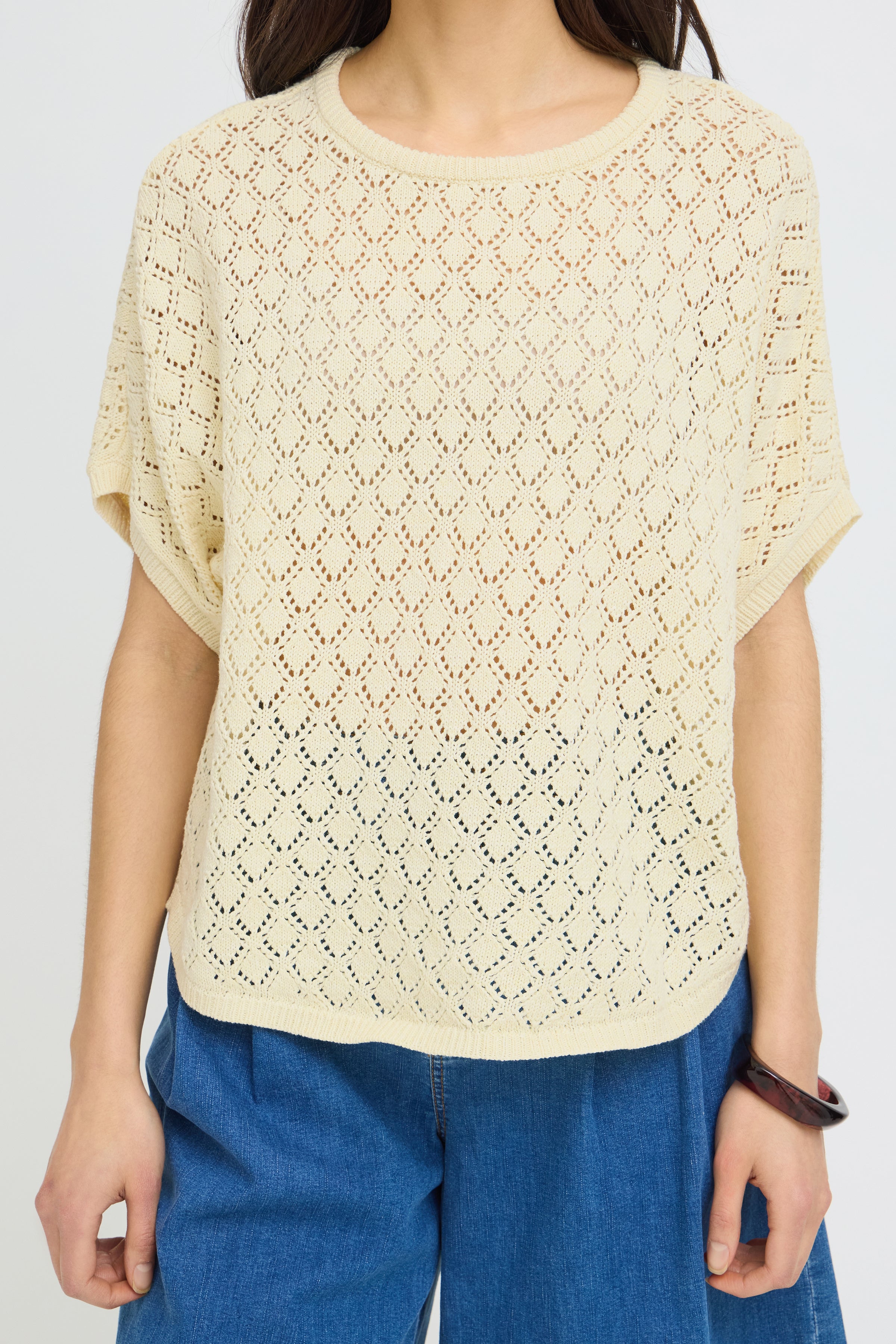 Fransa Sinja Pullover 6 Lotus Pastel Gul