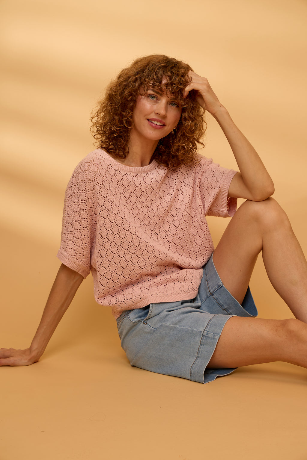 Fransa Sinja Pullover 6 Lotus Rosa