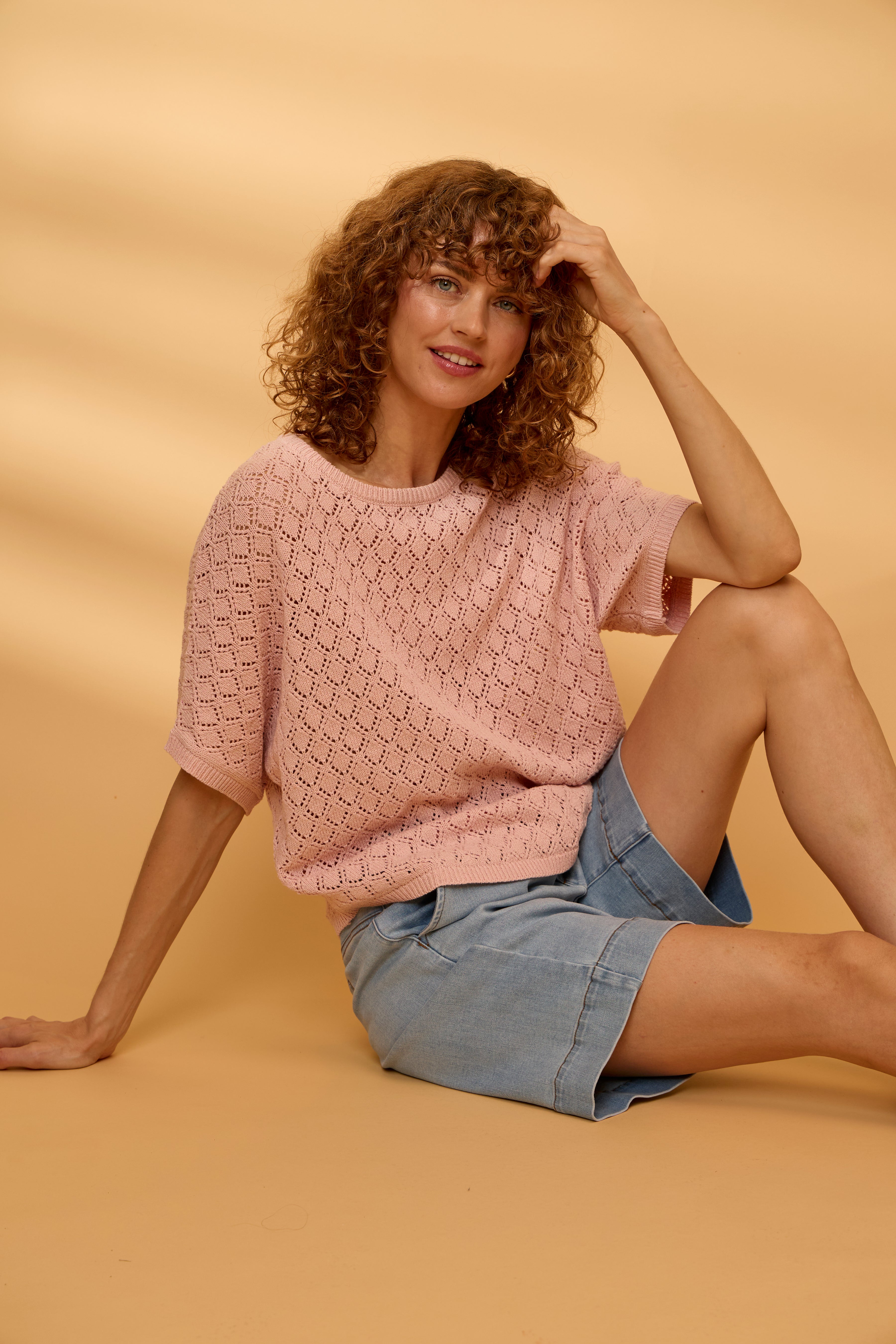 Fransa Sinja Pullover 6 Lotus Rosa